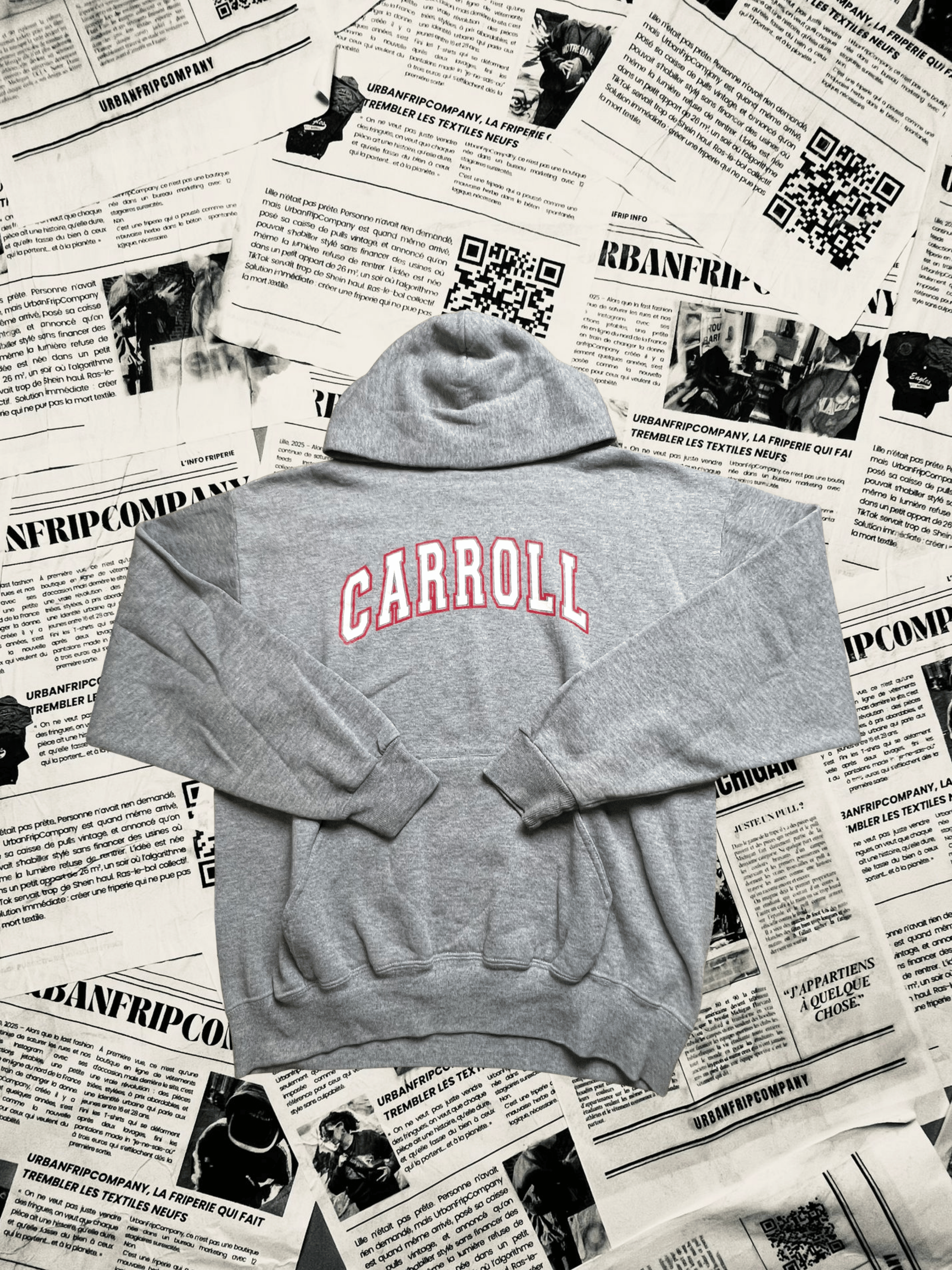 (L) Pull Universitaire – Style Campus US 90s/2000s | UrbanFripCompany