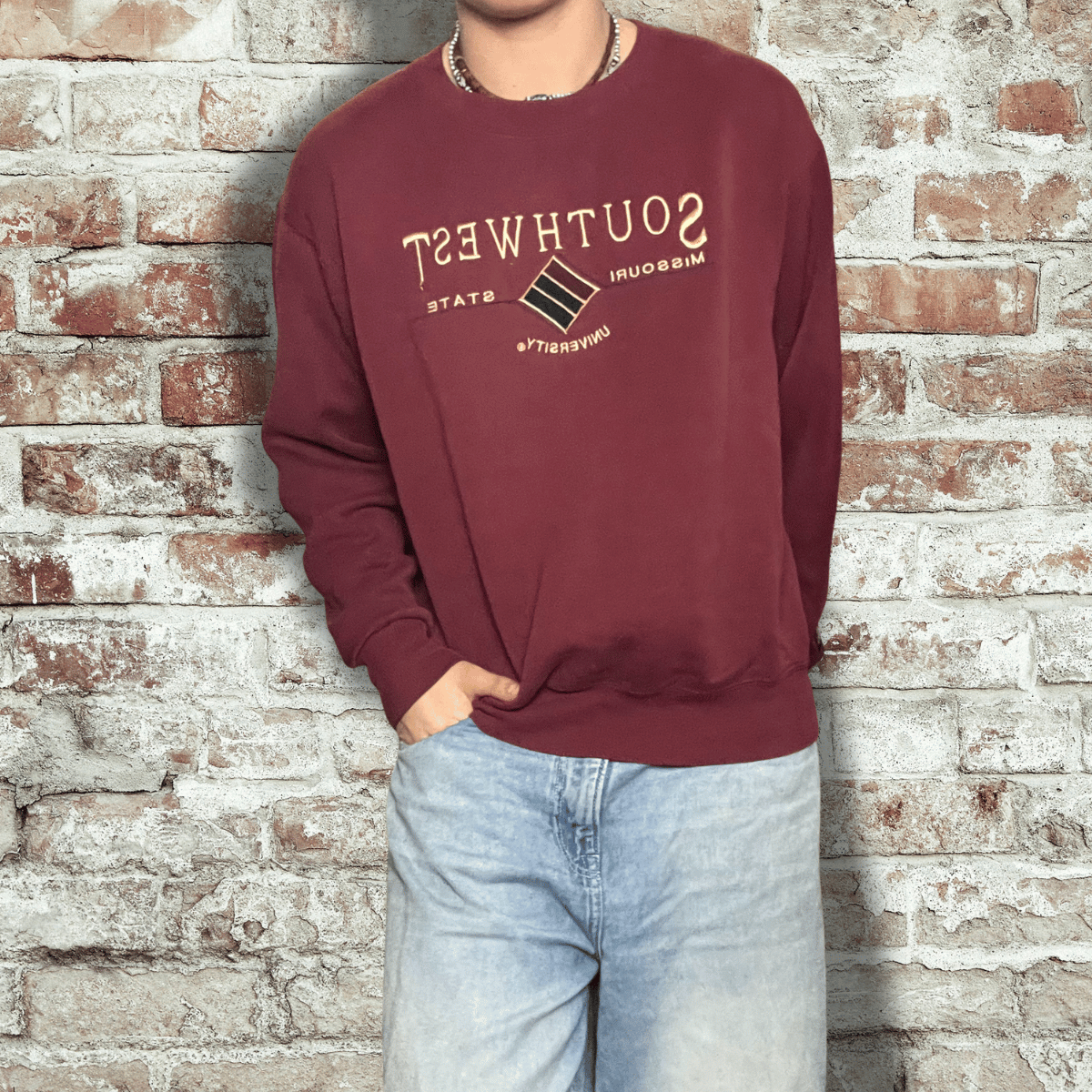 (M) Pull Universitaire – Style Campus US 90s/2000s | UrbanFripCompany