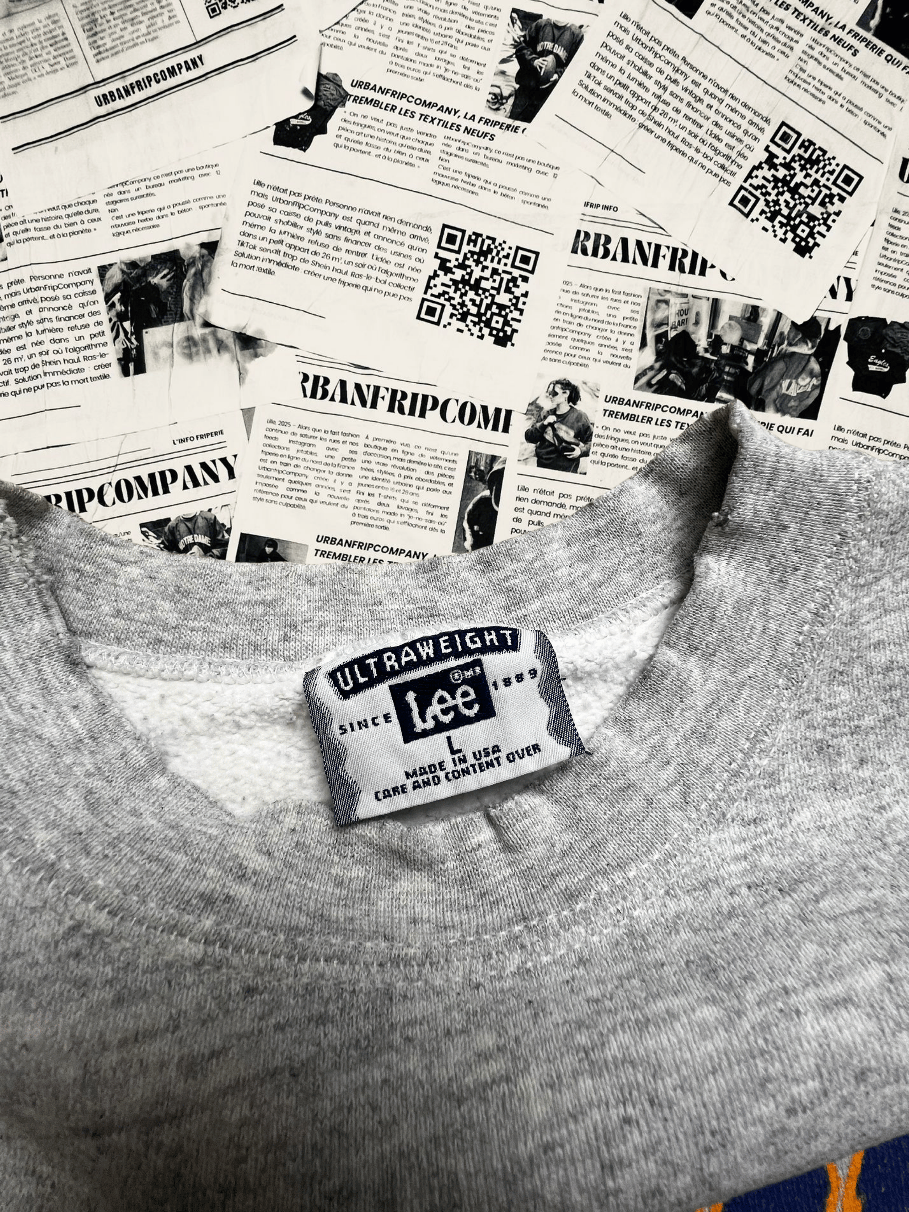 (L) Pull Universitaire – Style Campus US 90s/2000s | UrbanFripCompany