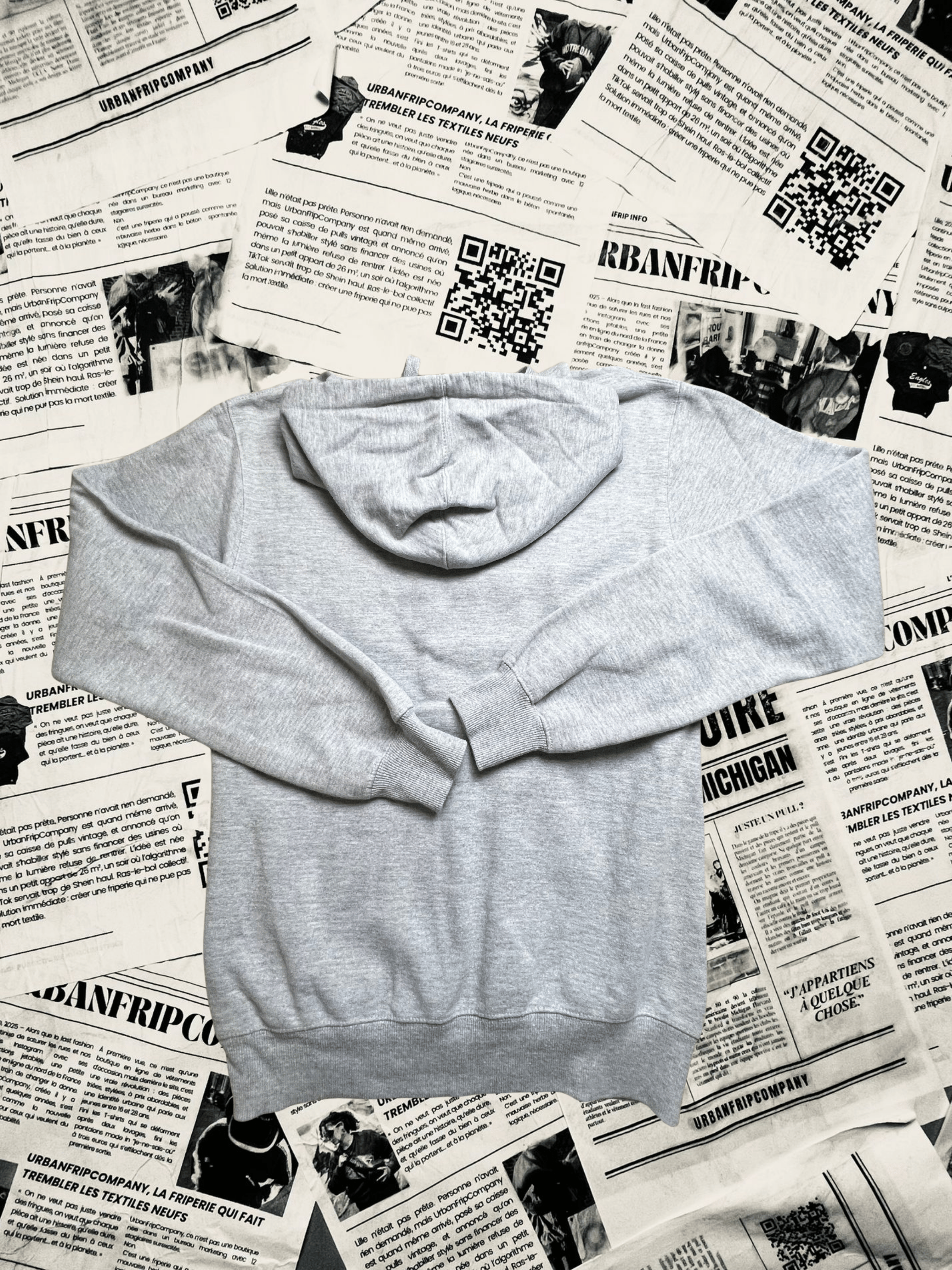 (S) Pull Universitaire – Style Campus US 90s/2000s | UrbanFripCompany