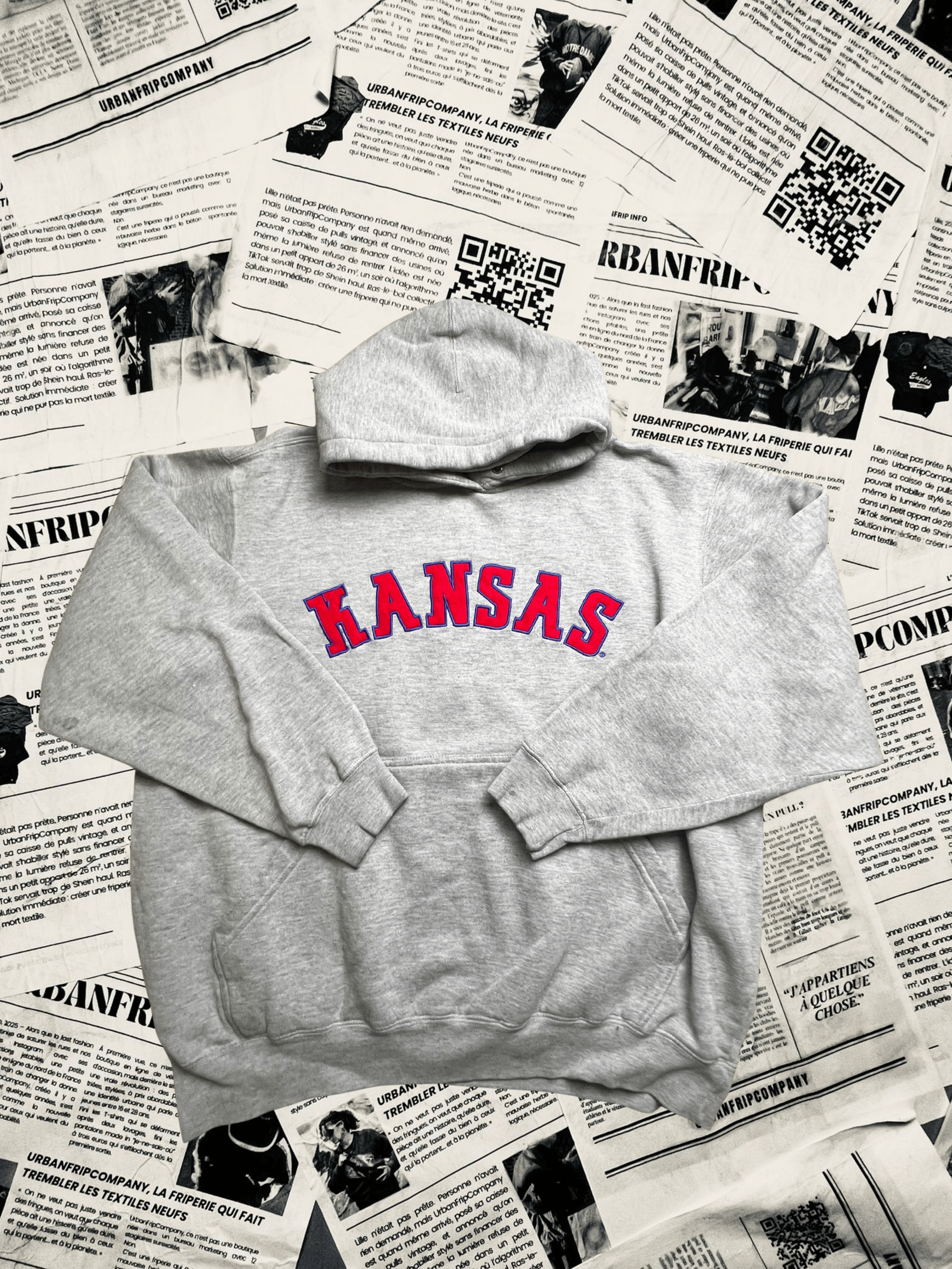 (M) Pull Universitaire – Style Campus US 90s/2000s | UrbanFripCompany