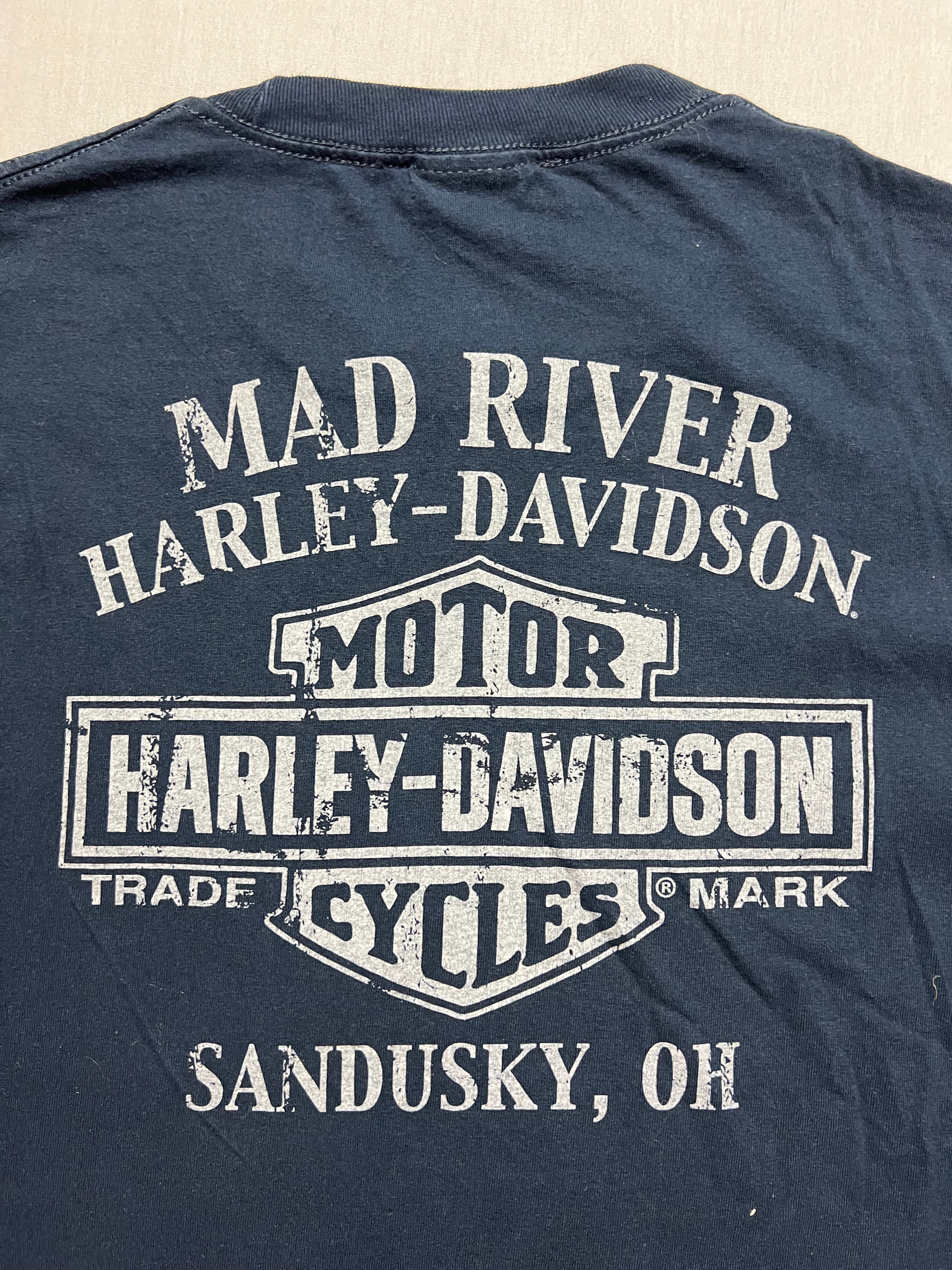 (L) T-Shirt Harley-Davidson Mad River Sandusky Ohio