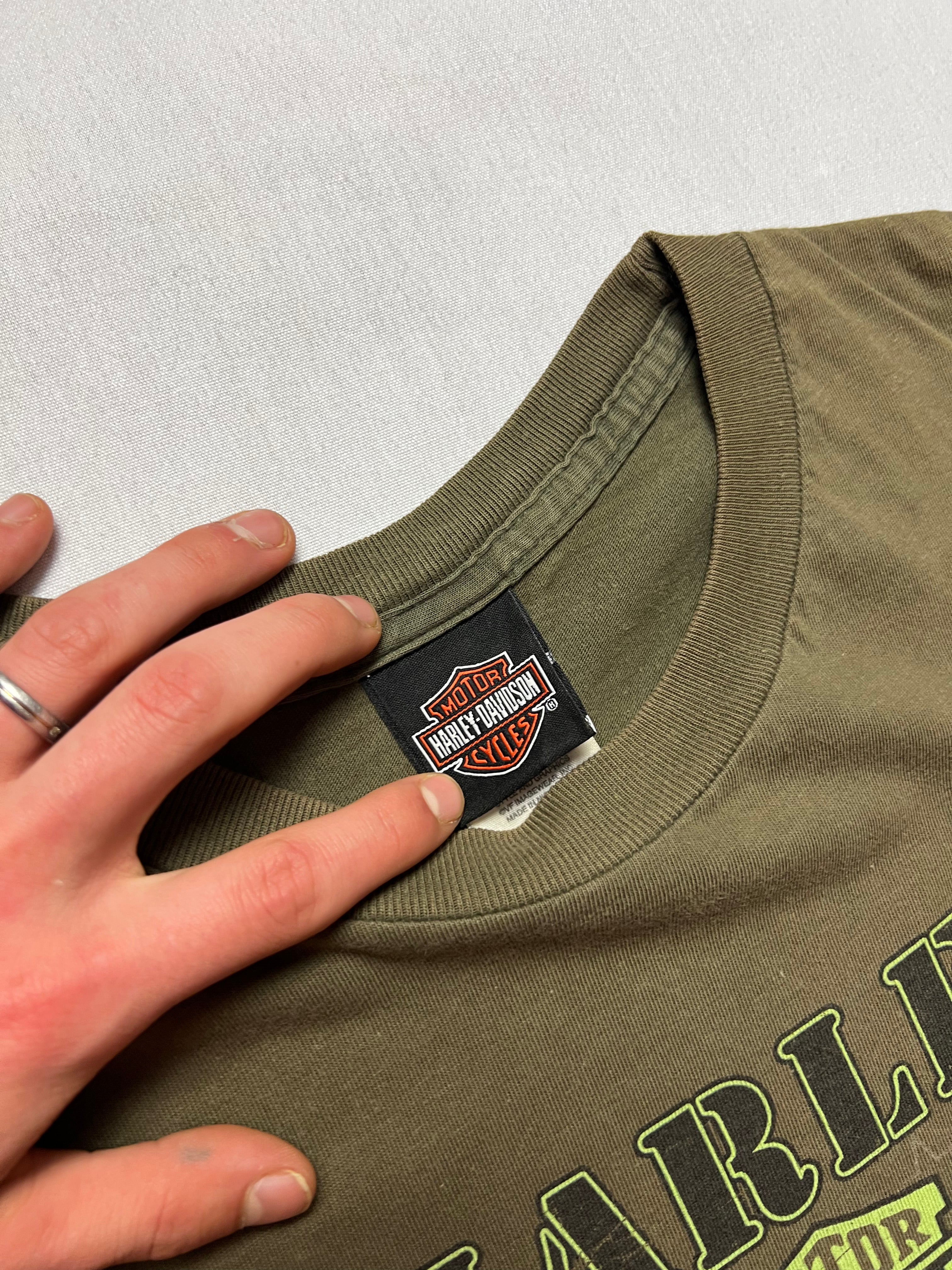 (XL) T-Shirt Harley-Davidson Blue Ridge Hickory North Carolina