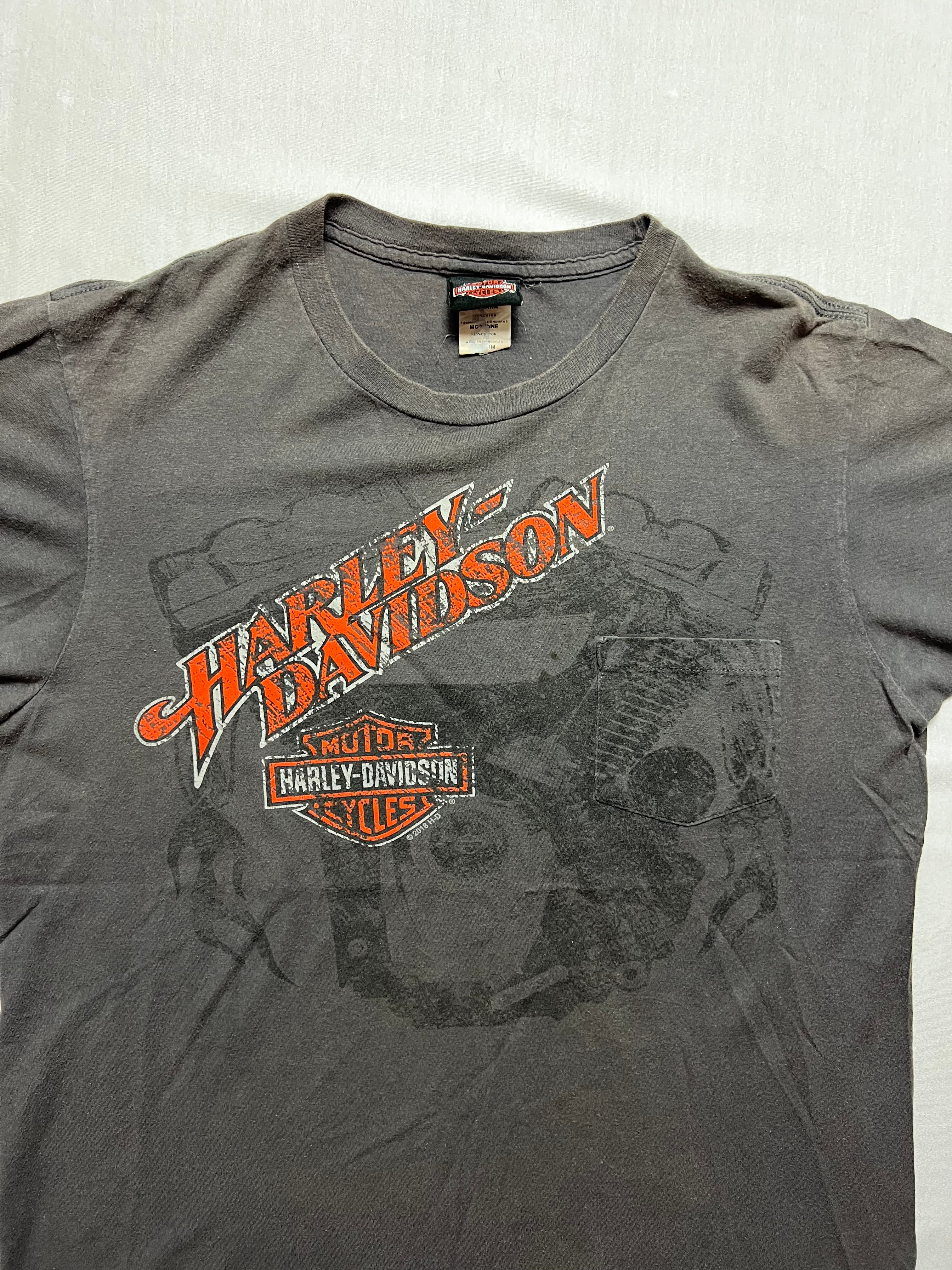 (M) T-Shirt Harley-Davidson Black Jack Florence South Carolina