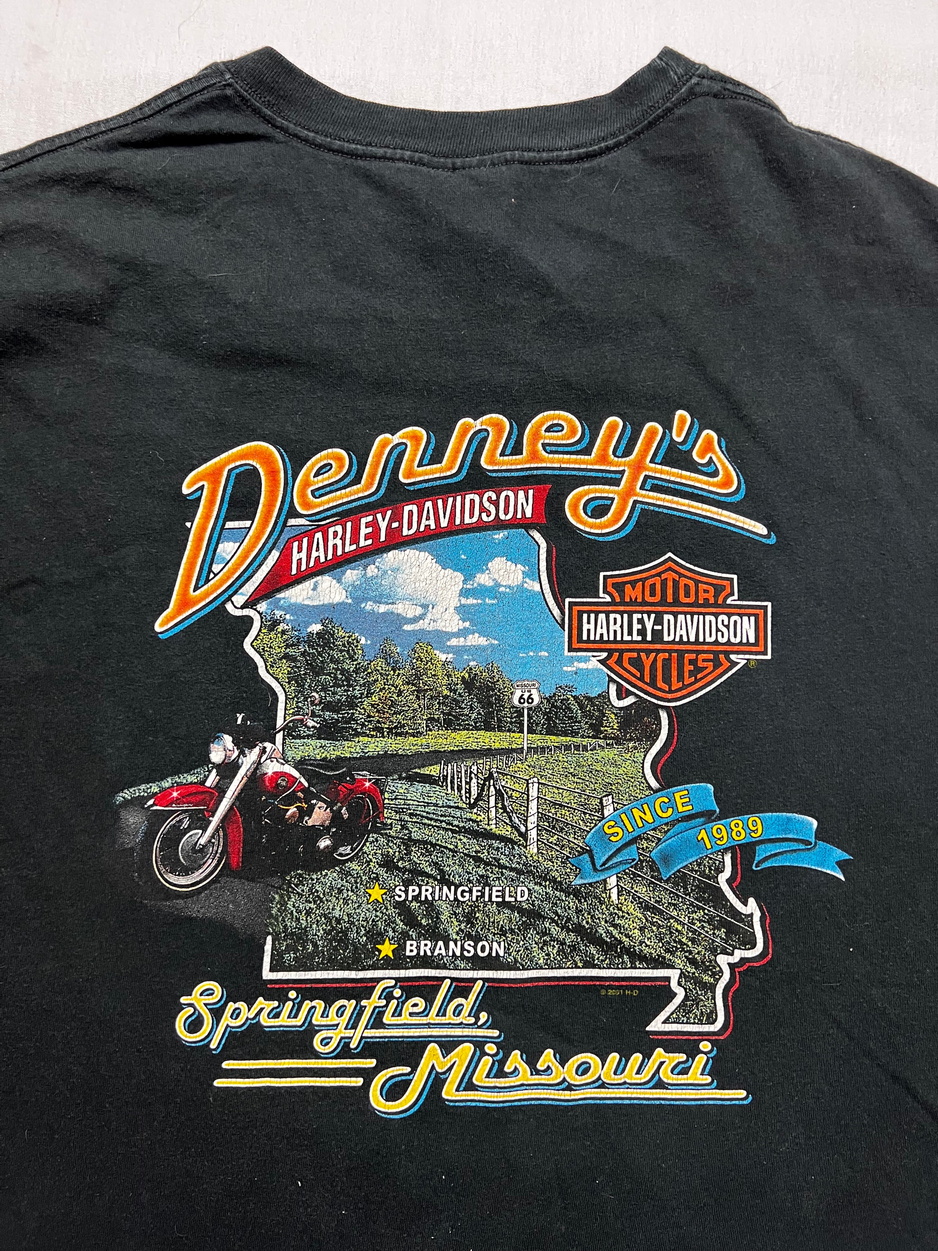 (2XL) T-Shirt Harley-Davidson Springfield Missouri 2001 USA