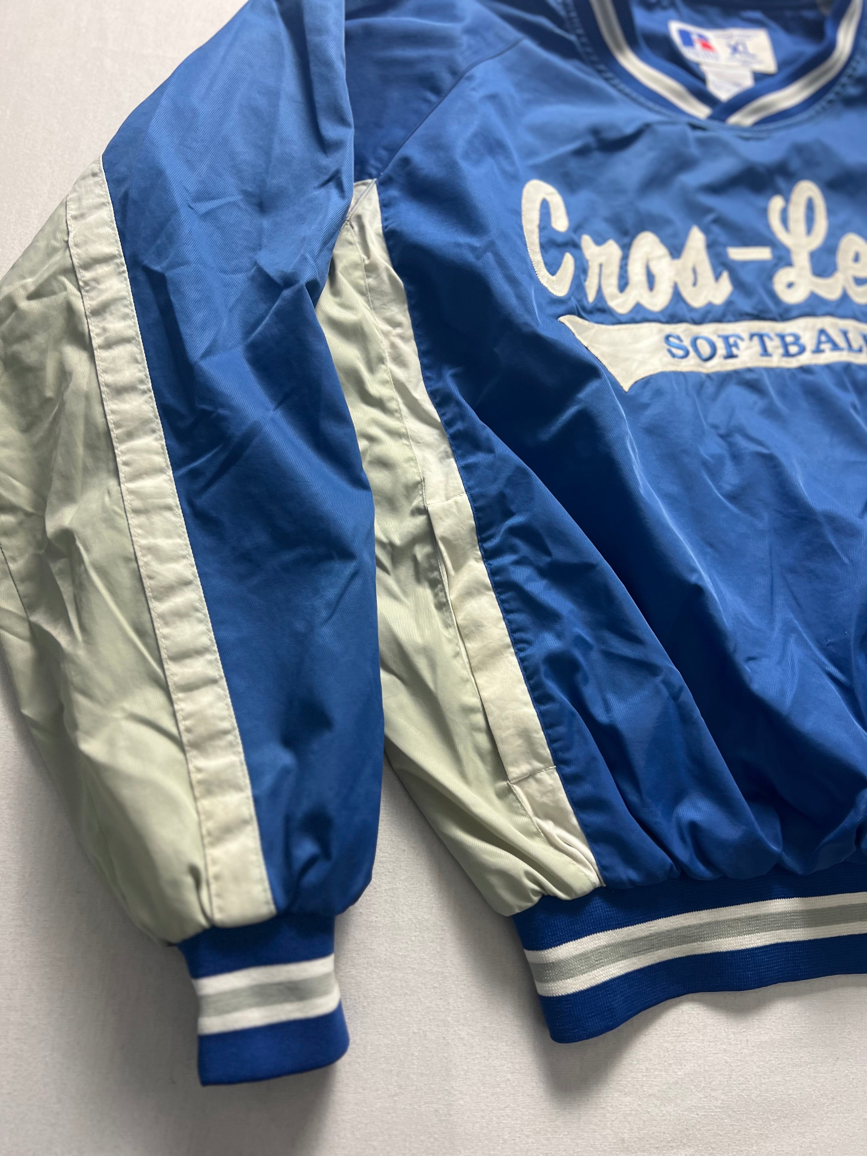 (XL) Hoodie jersey Russell Athletics - Vintage 90s - Cros-Lex softball