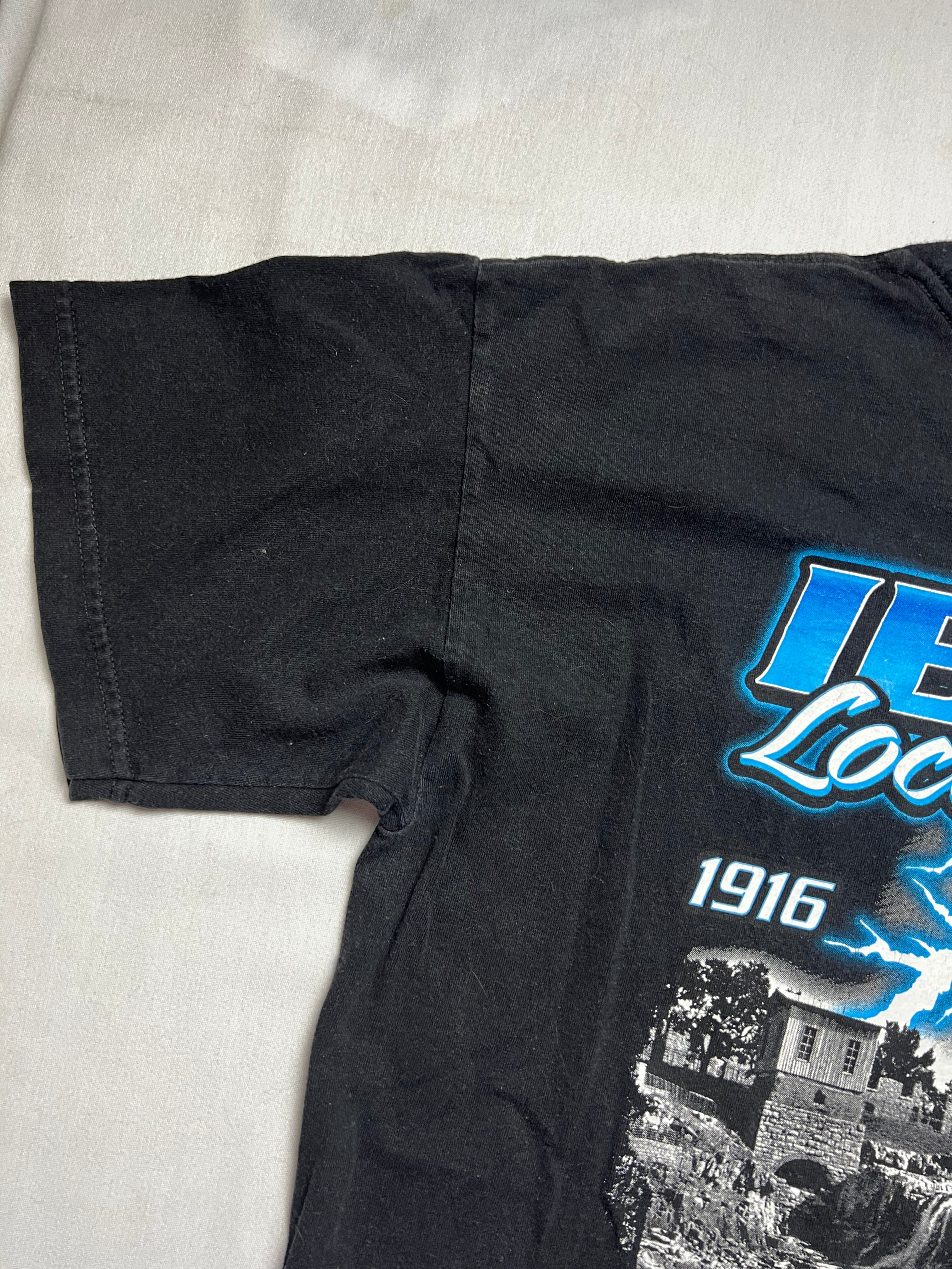 (XL) T-shirt IBEW Local 426 100th Anniversary 2016 Noir Made in USA