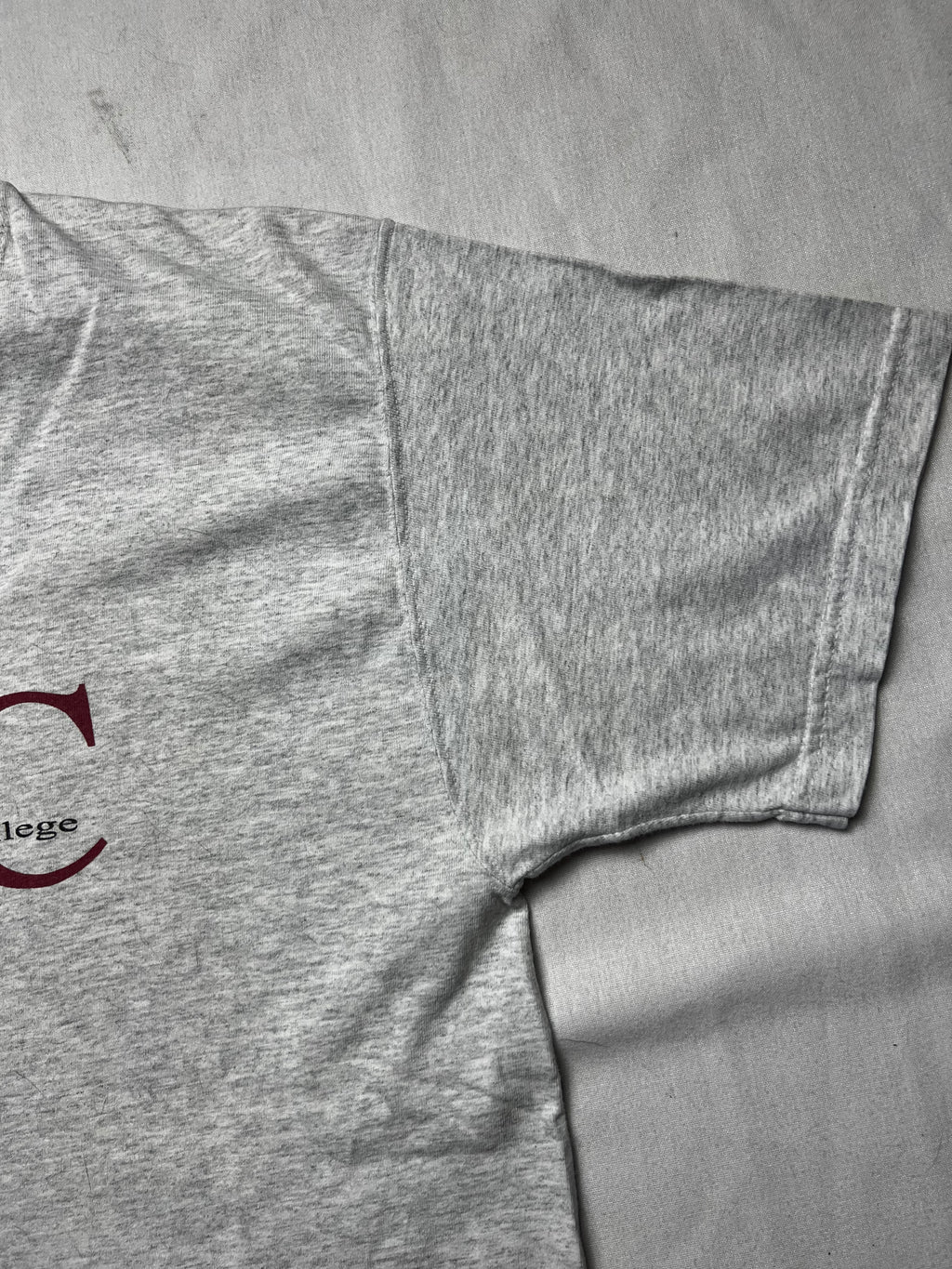 (L) T-shirt Minneapolis Business College MBC Vintage Gris