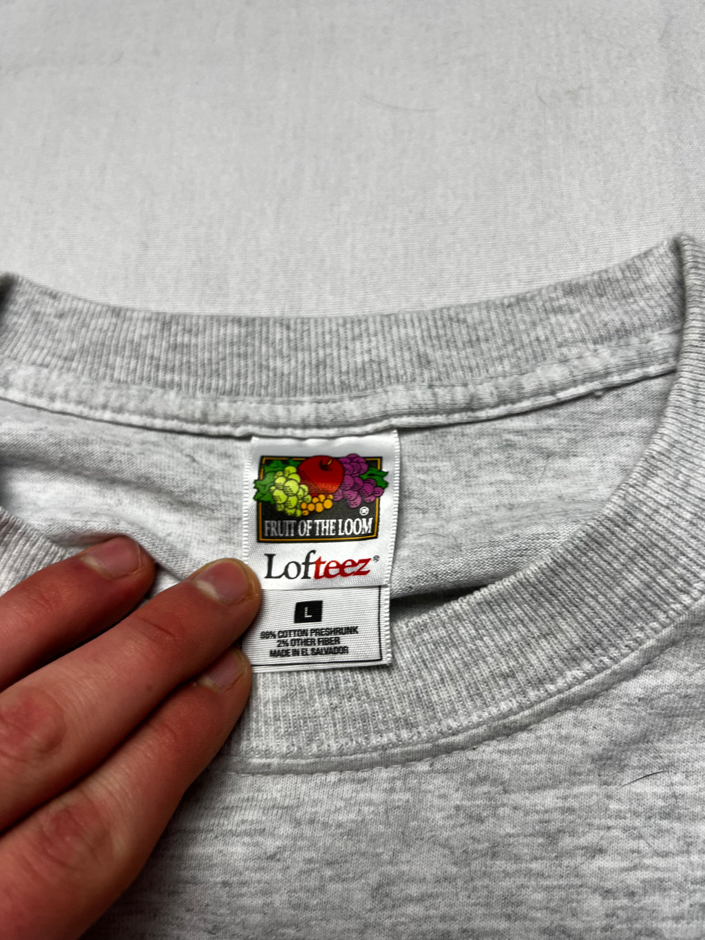 (L) T-shirt Minneapolis Business College MBC Vintage Gris