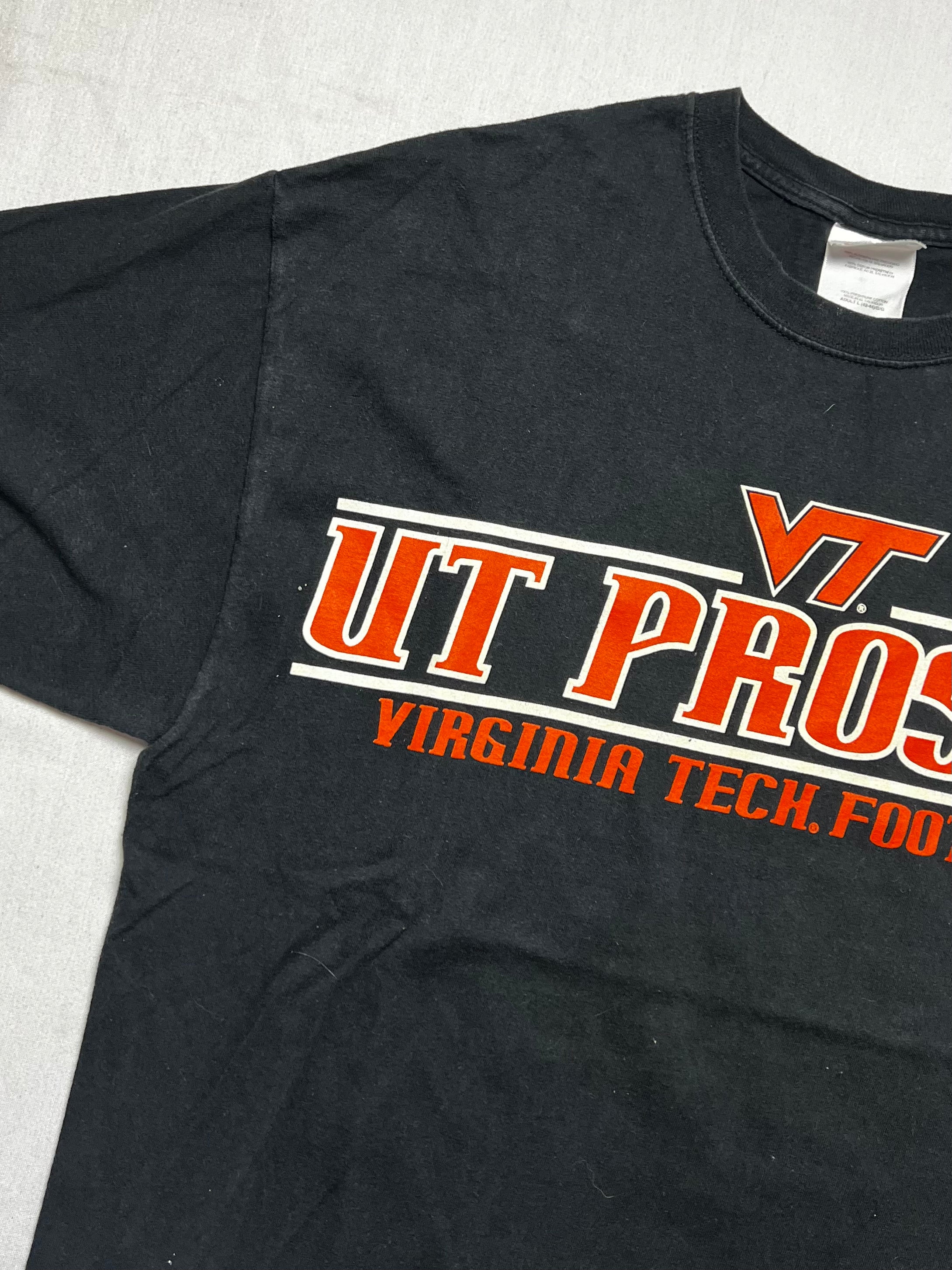 (XL) T-shirt Virginia Tech Hokies Football VT Prosim Noir