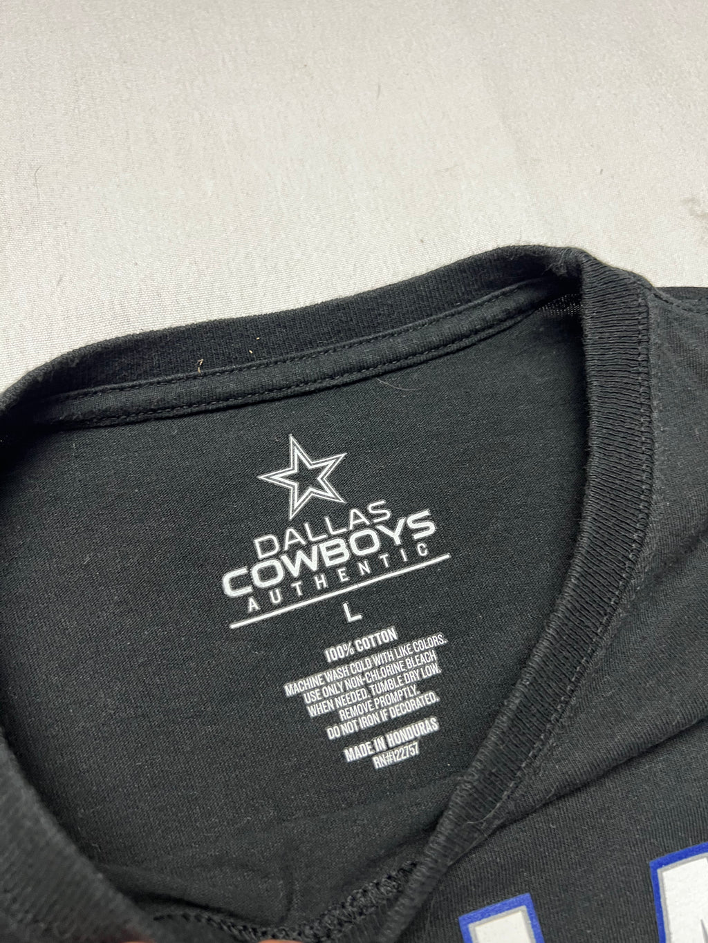 (L) T-shirt Dallas Cowboys NFL Noir