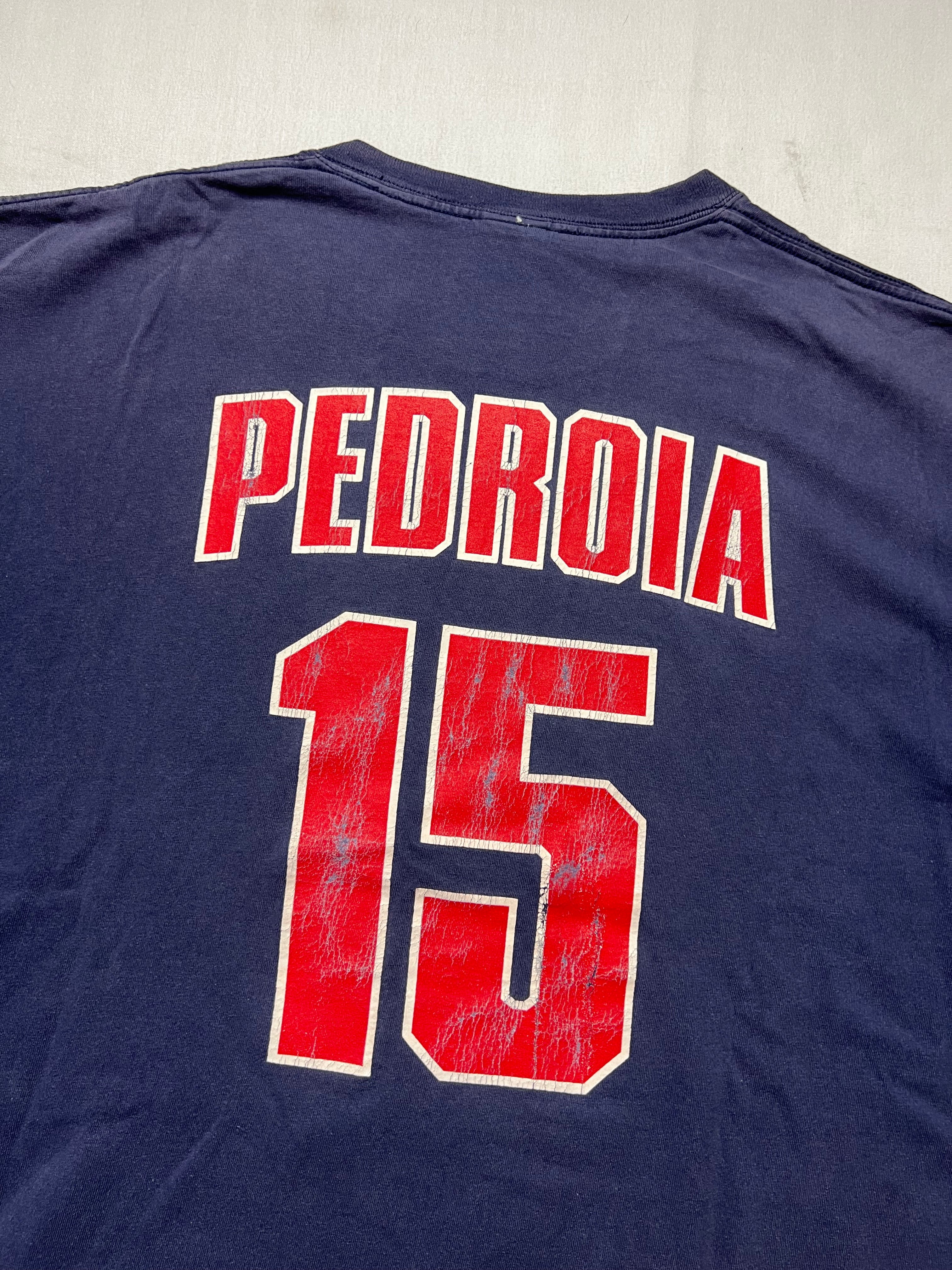 (XL) T-shirt Boston Red Sox MLB Peoria #15 Bleu
