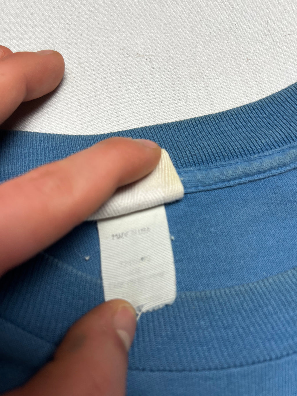 (XL) T-shirt Wrangler bleu imprimé western