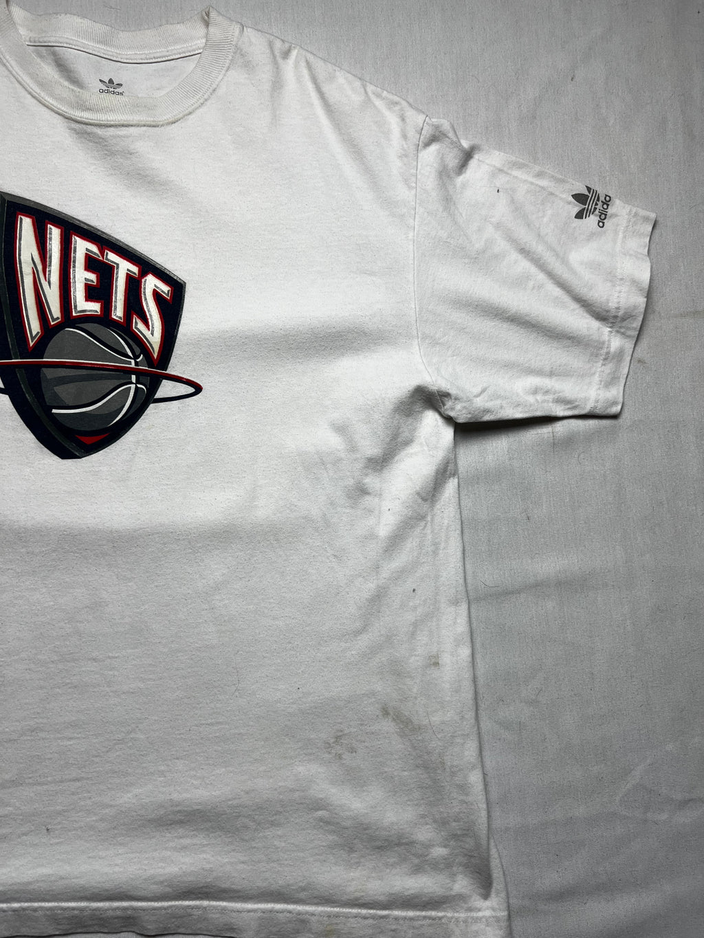 (XL) T-shirt Adidas New Jersey Nets blanc