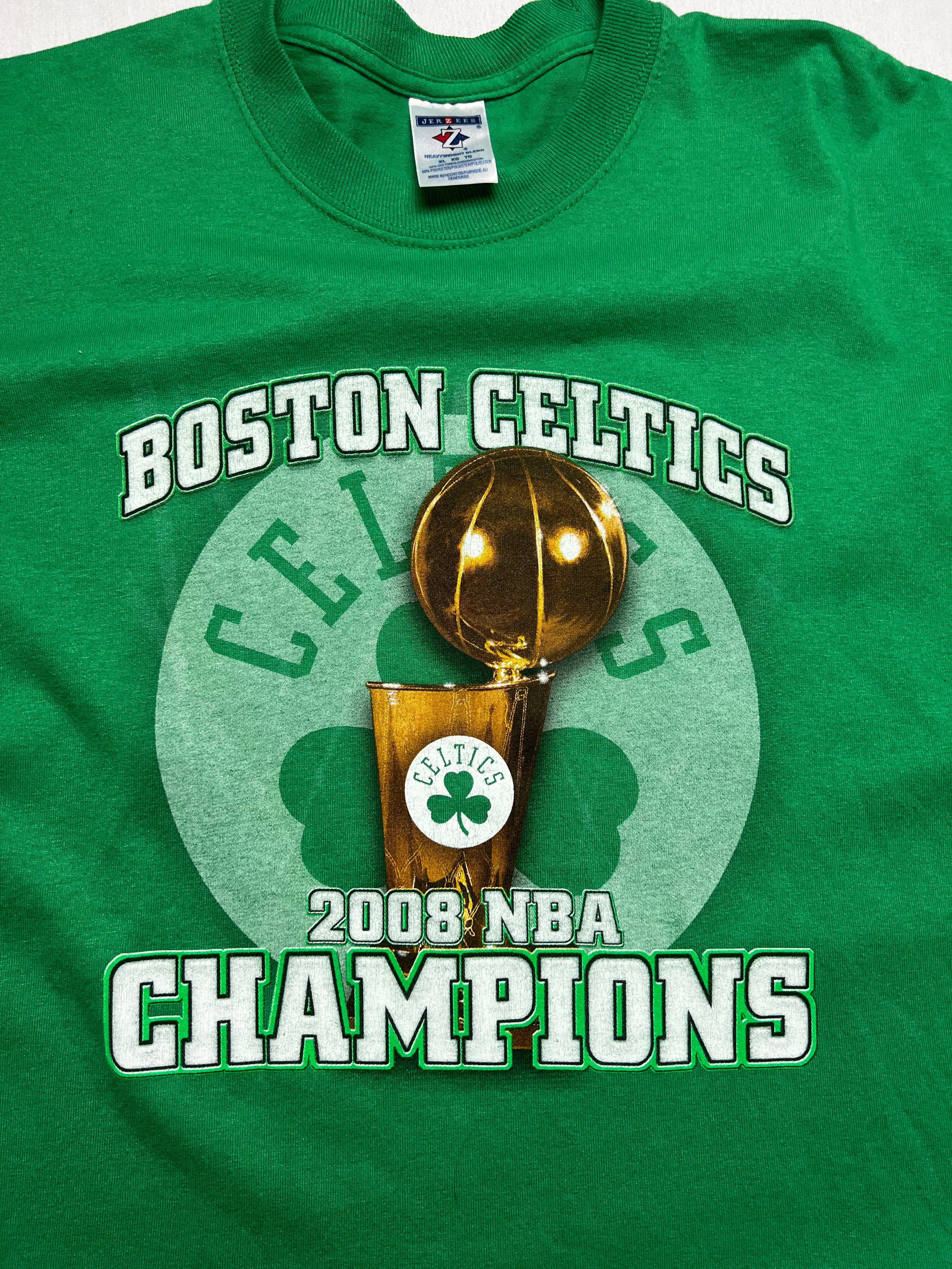 (XL) T-shirt Boston Celtics 2008 NBA Champions vert
