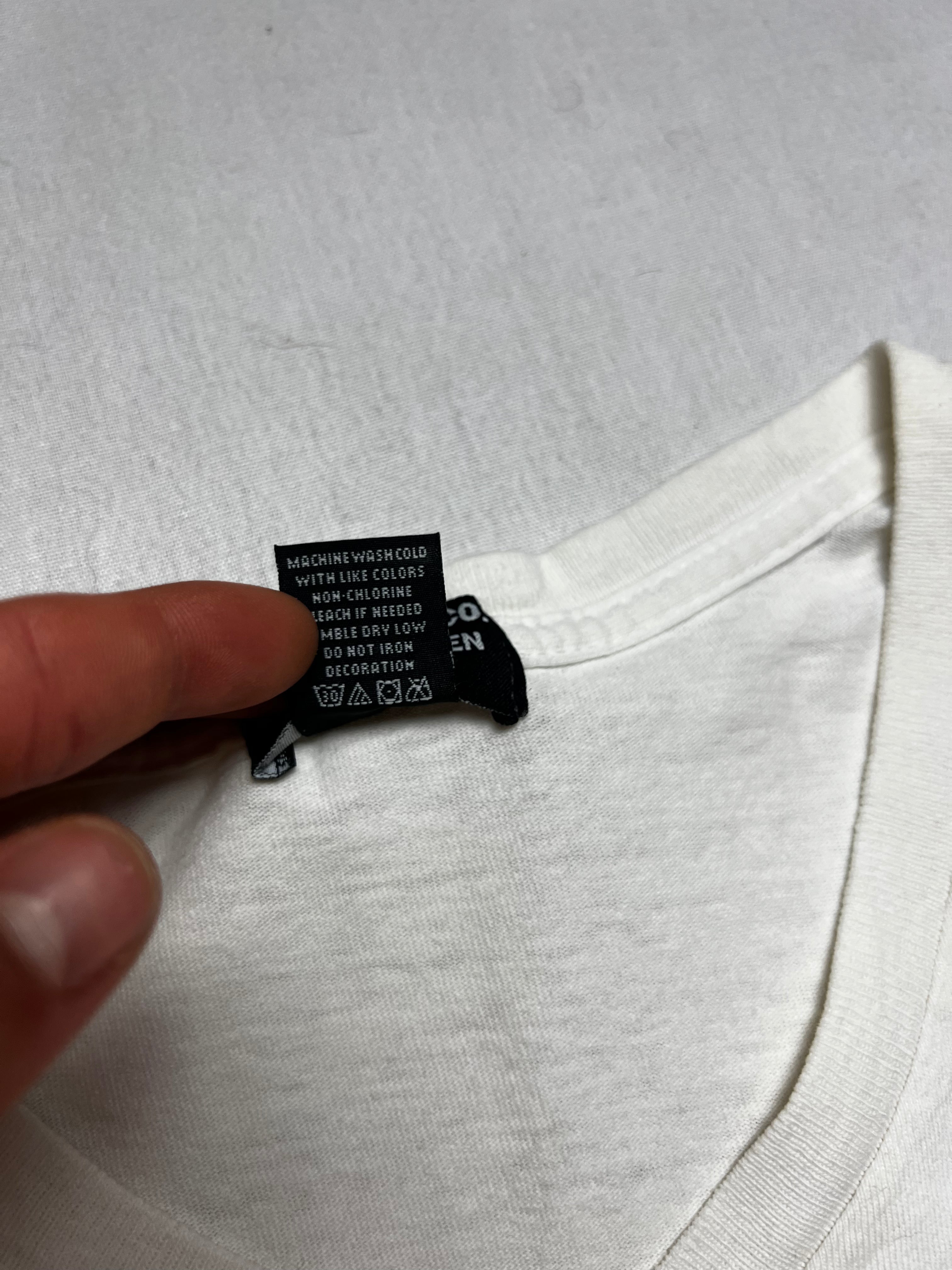 (XL) T-shirt Polo Jeans Co. Ralph Lauren blanc vintage