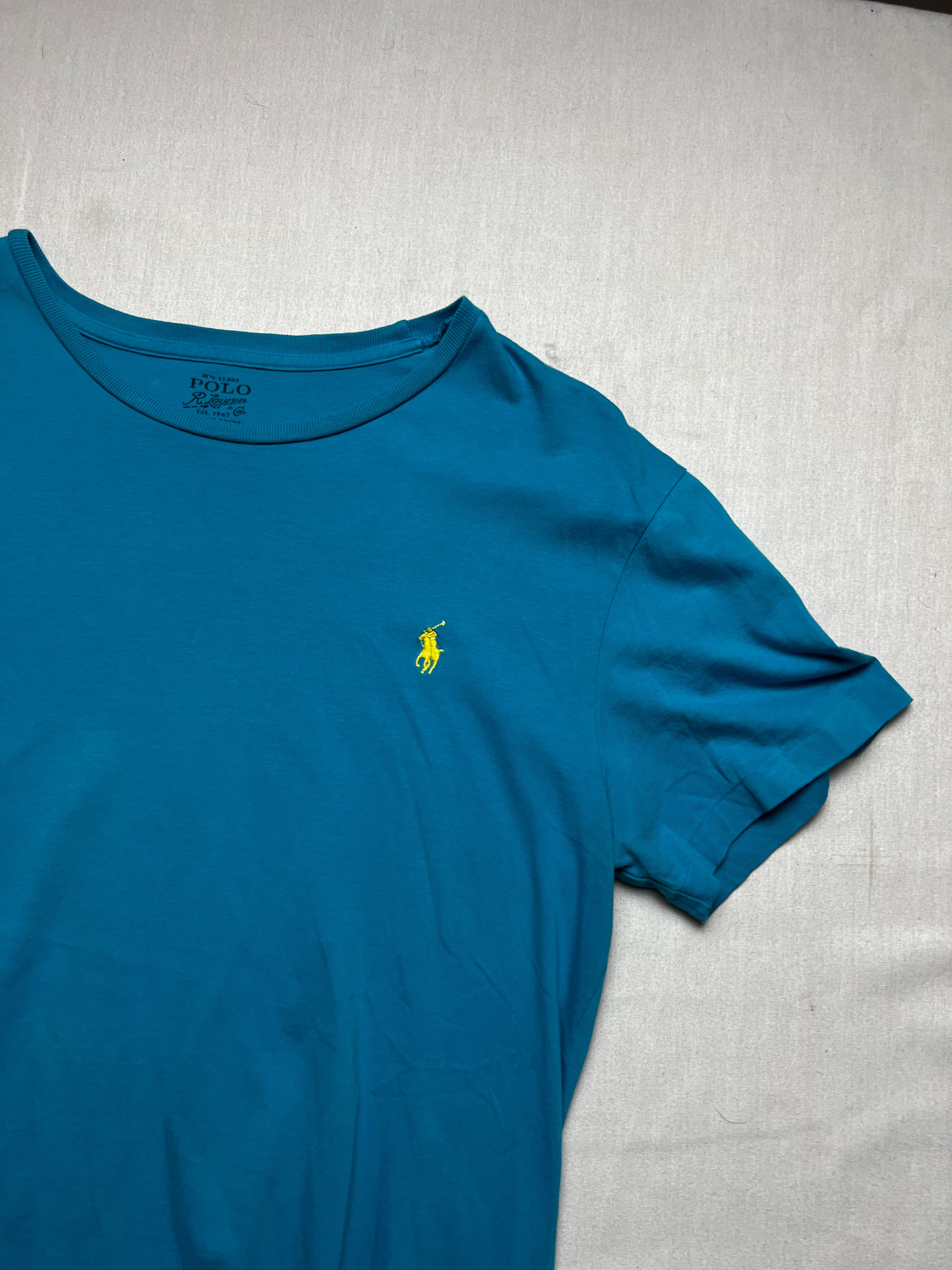 (M) T-shirt Polo Ralph Lauren bleu turquoise