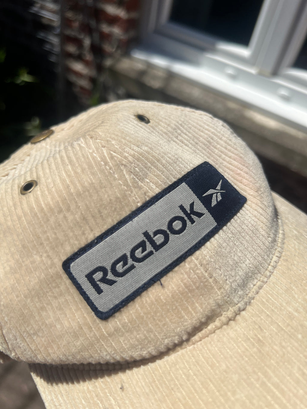 Casquette Reebok Beige Velours