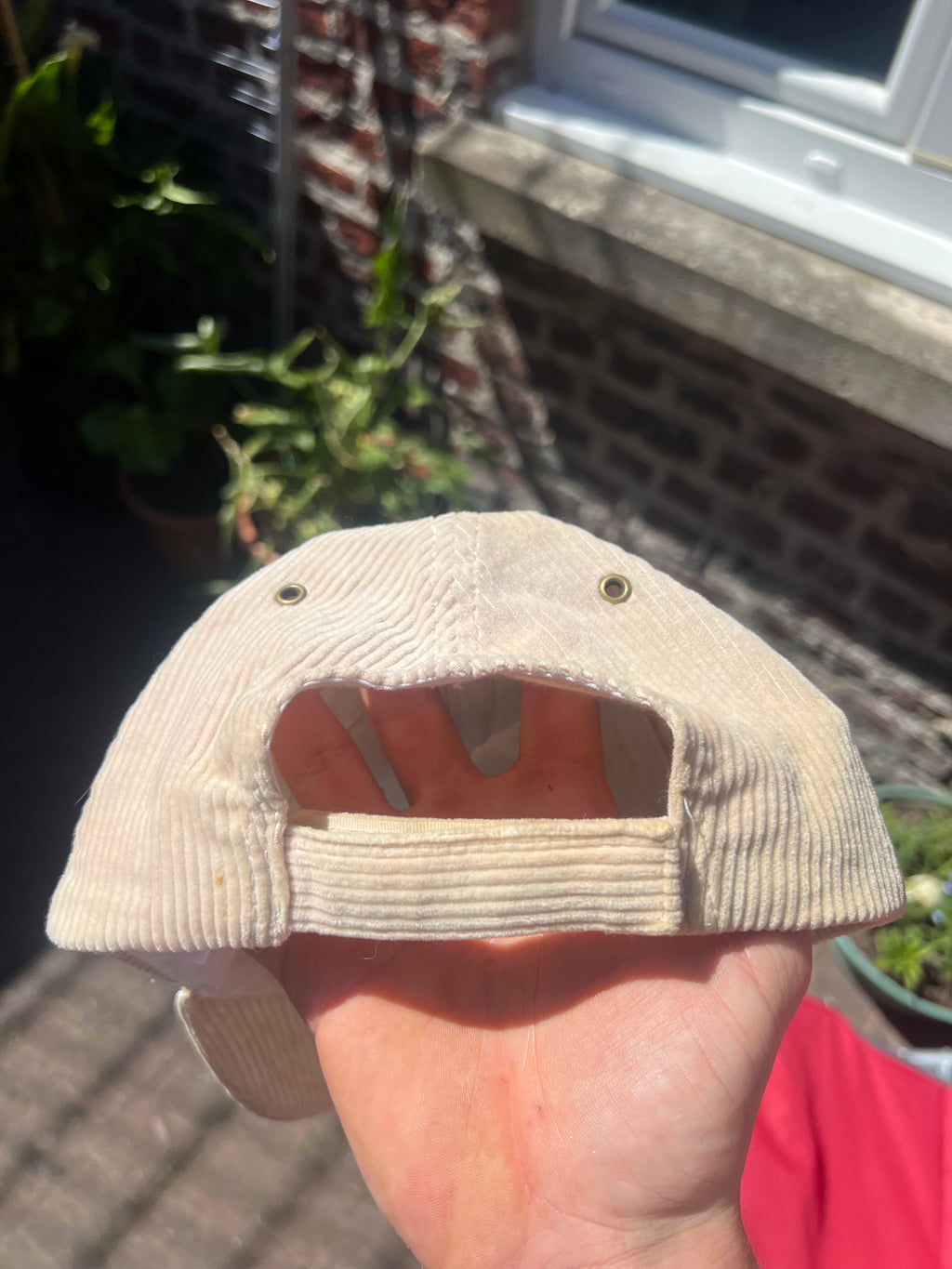 Casquette Reebok Beige Velours