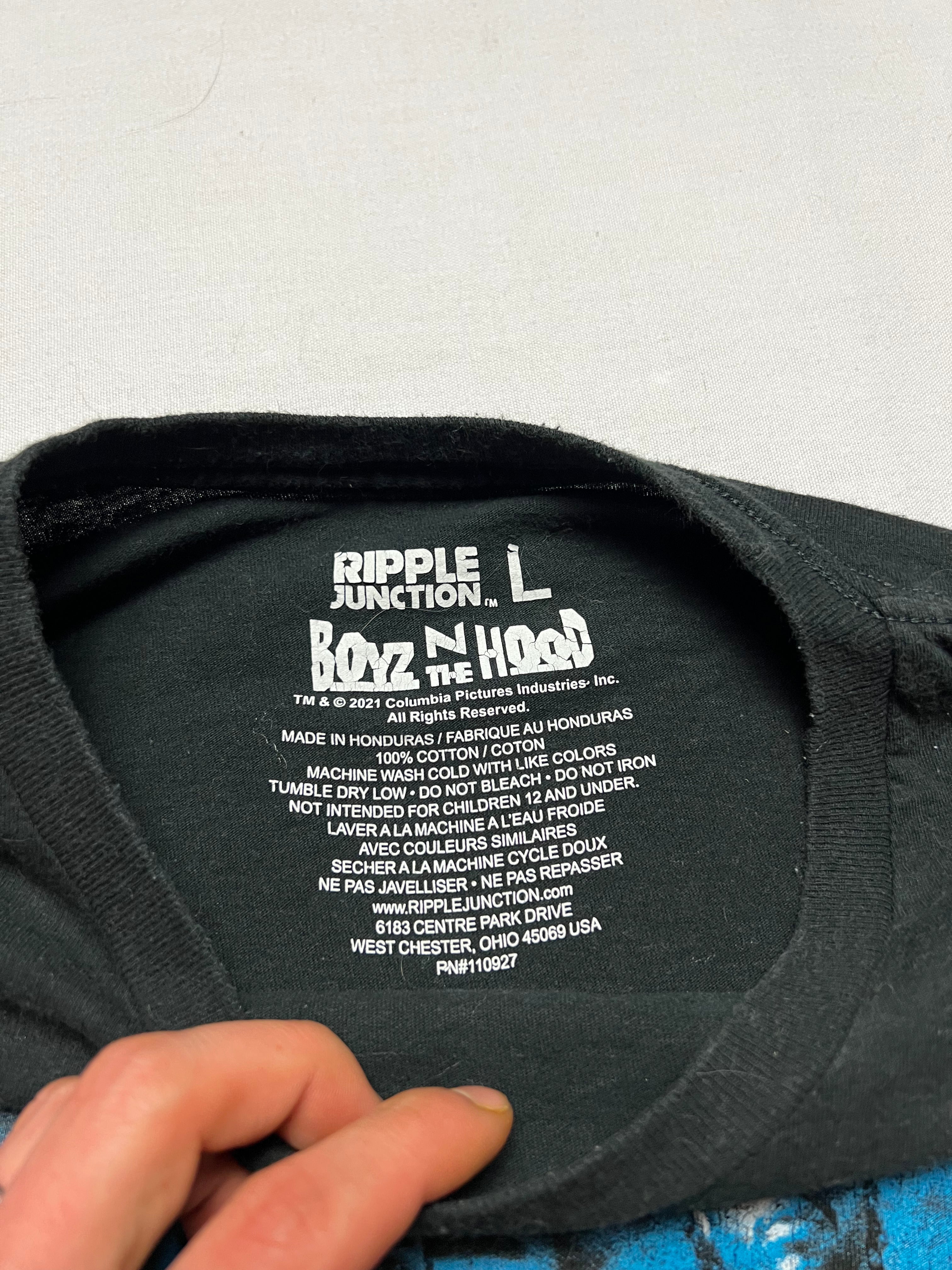 (L) T-shirt Boyz N The Hood Noir