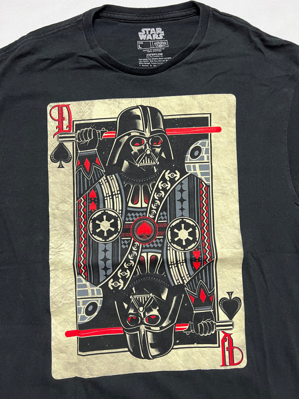 (L) T-shirt Star Wars Noir