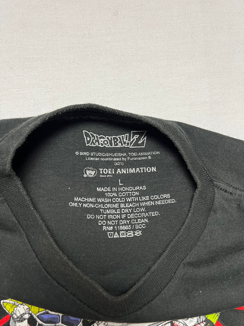 (L) T-shirt Dragon Ball Z Noir