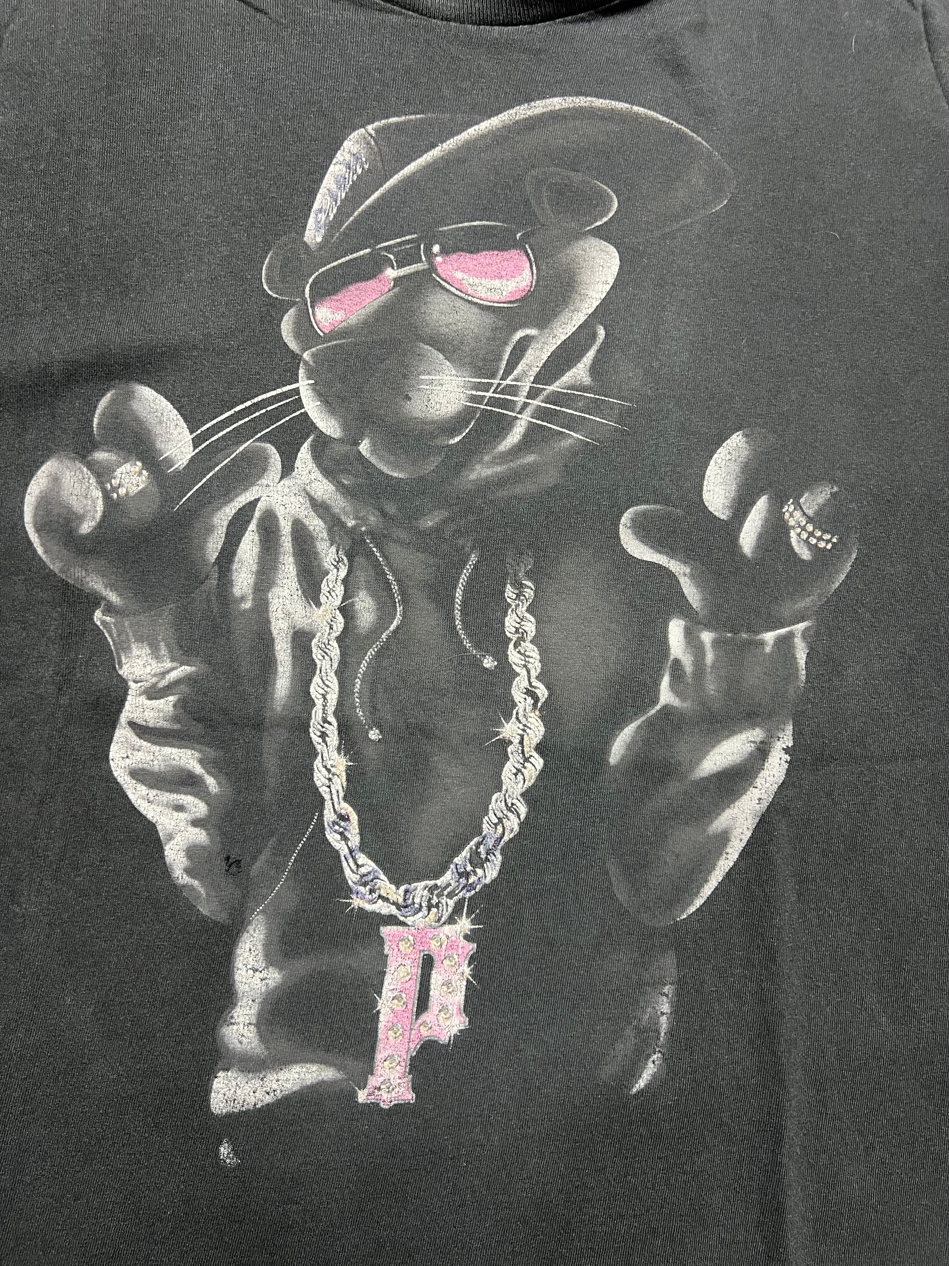 (3XL) T-shirt Pink Panther Noir