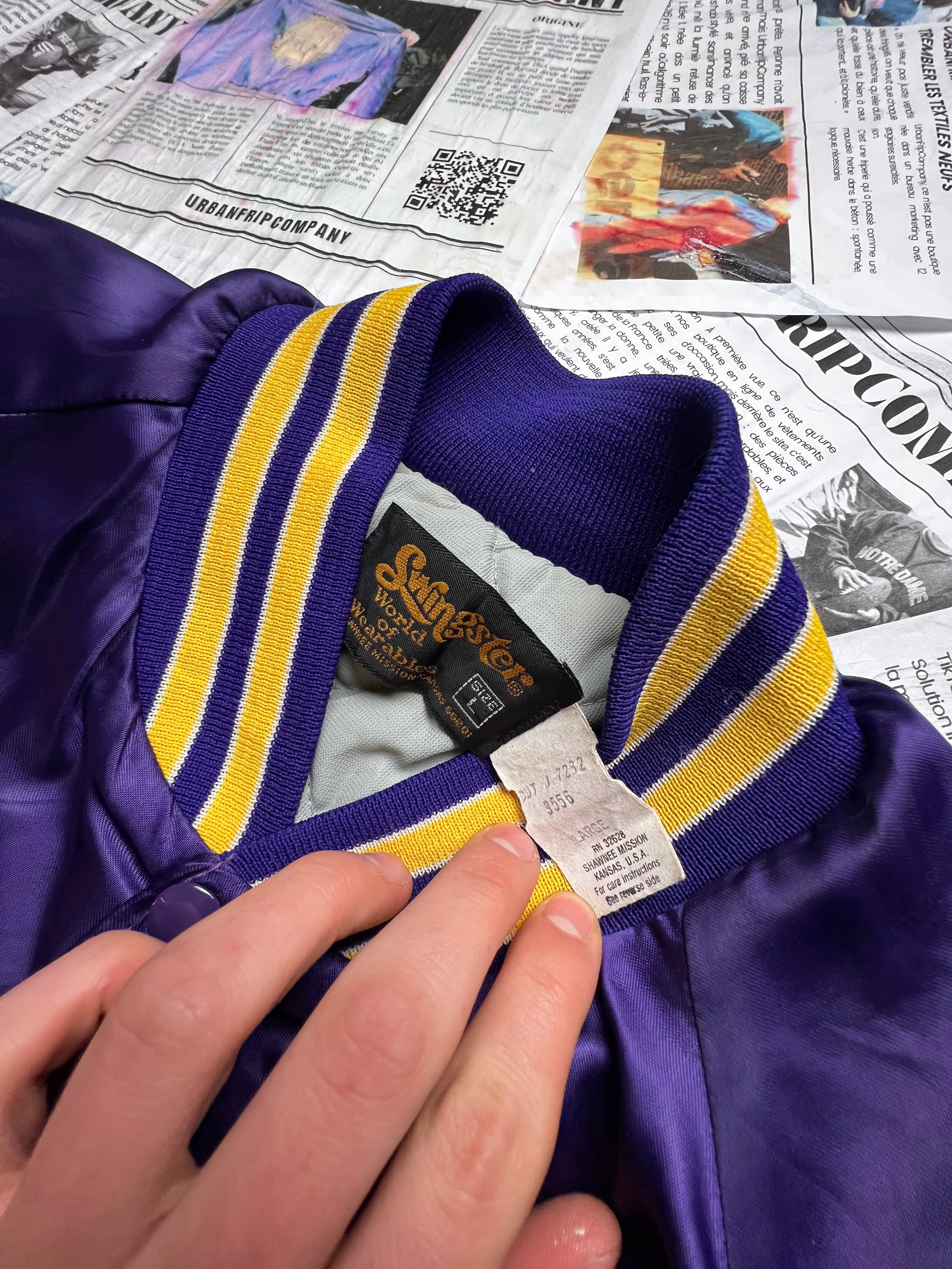 (L) Varsity Jacket 100% Made in USA – Veste Universitaire Vintage – Letterman Jacket - Urbanfripcompany