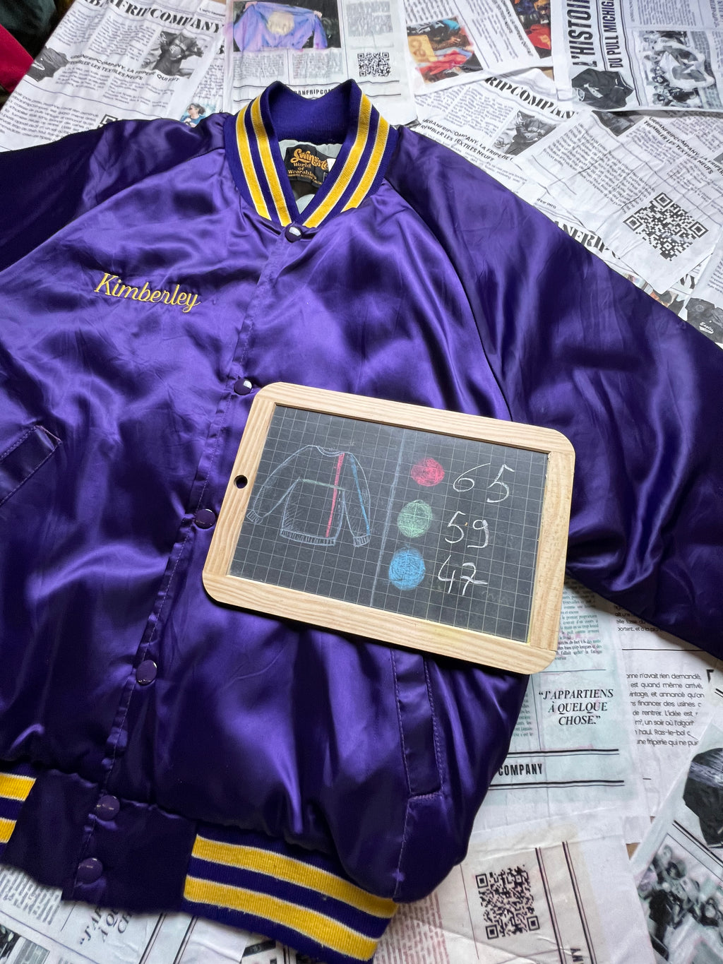 (L) Varsity Jacket 100% Made in USA – Veste Universitaire Vintage – Letterman Jacket - Urbanfripcompany