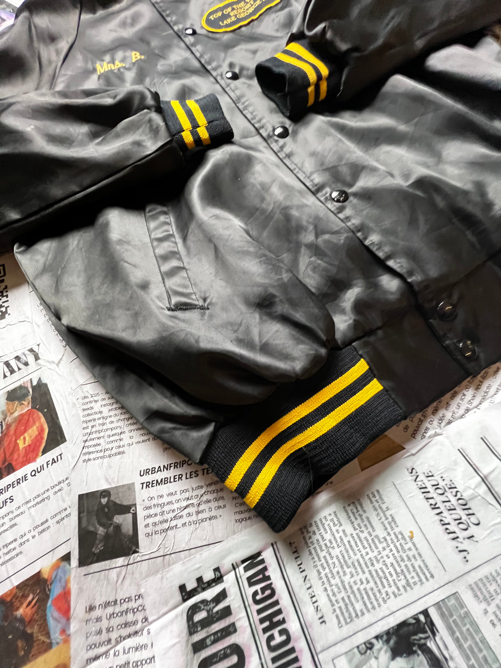 (L) Varsity Jacket 100% Made in USA – Veste Universitaire Vintage – Letterman Jacket - Urbanfripcompany