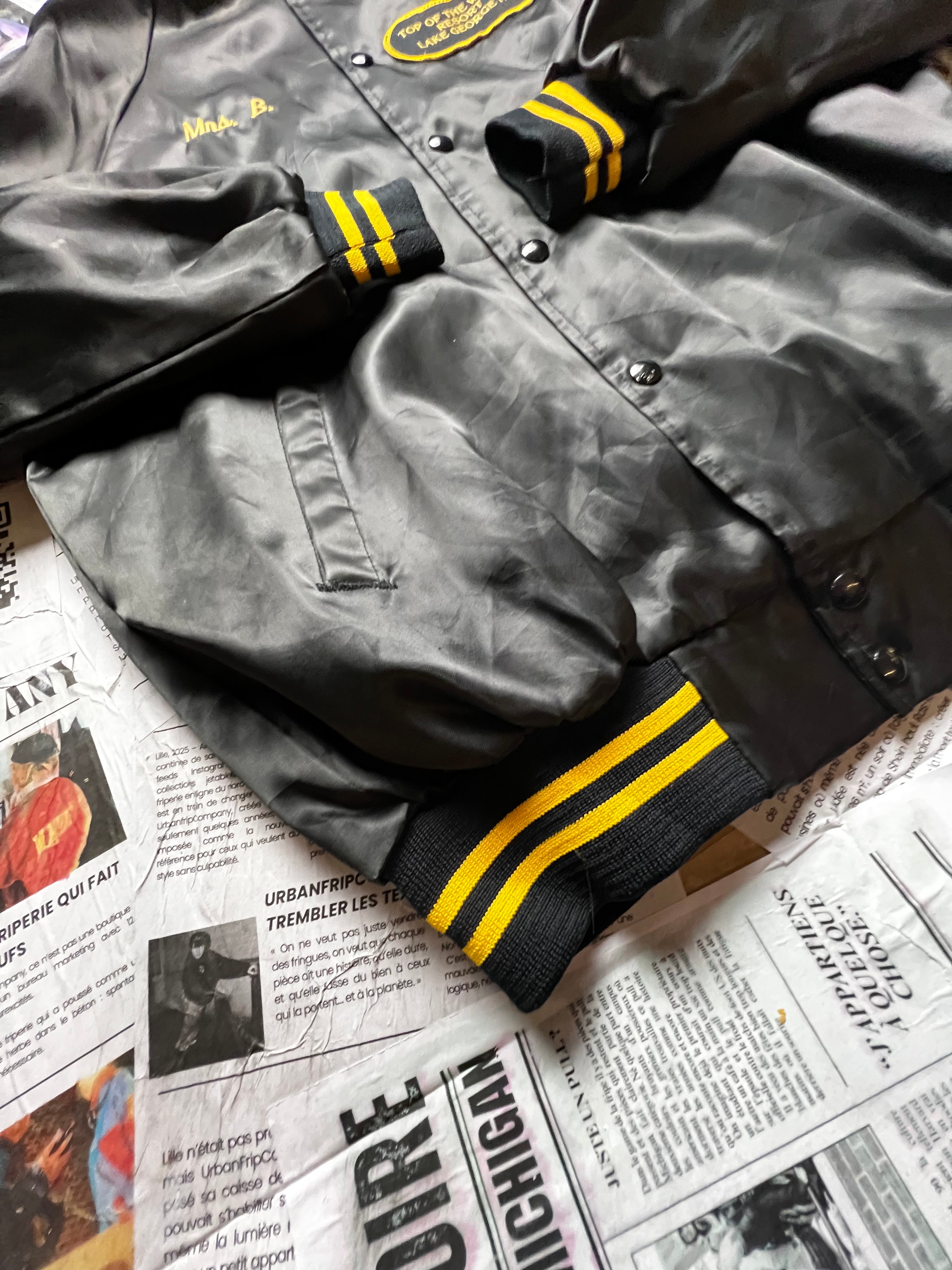 (L) Varsity Jacket 100% Made in USA – Veste Universitaire Vintage – Letterman Jacket - Urbanfripcompany