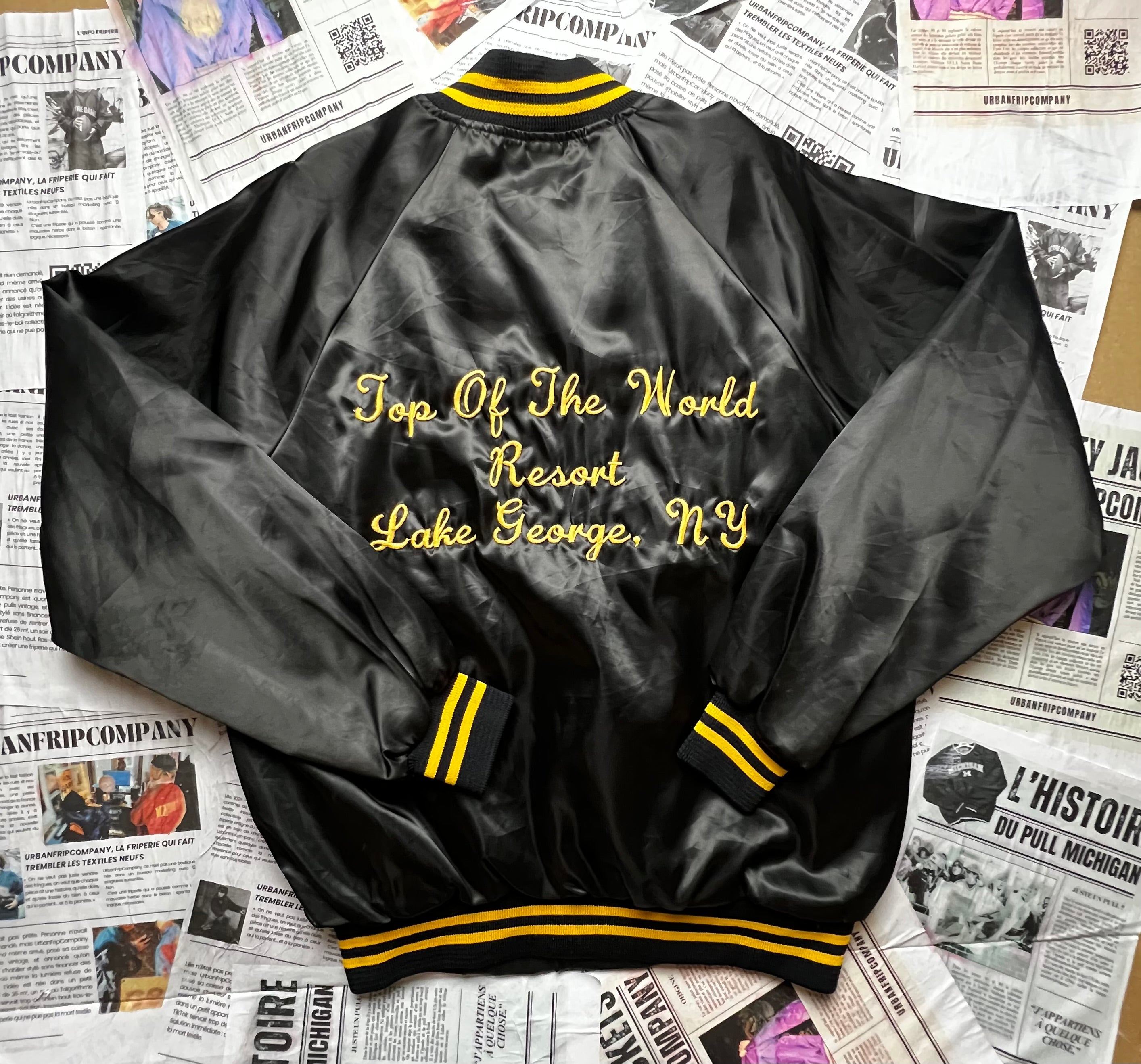 (L) Varsity Jacket 100% Made in USA – Veste Universitaire Vintage – Letterman Jacket - Urbanfripcompany