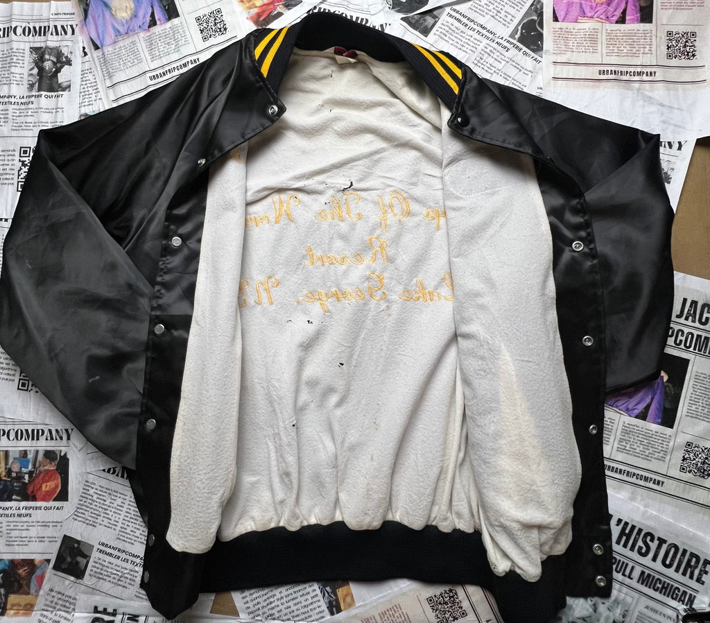 (L) Varsity Jacket 100% Made in USA – Veste Universitaire Vintage – Letterman Jacket - Urbanfripcompany