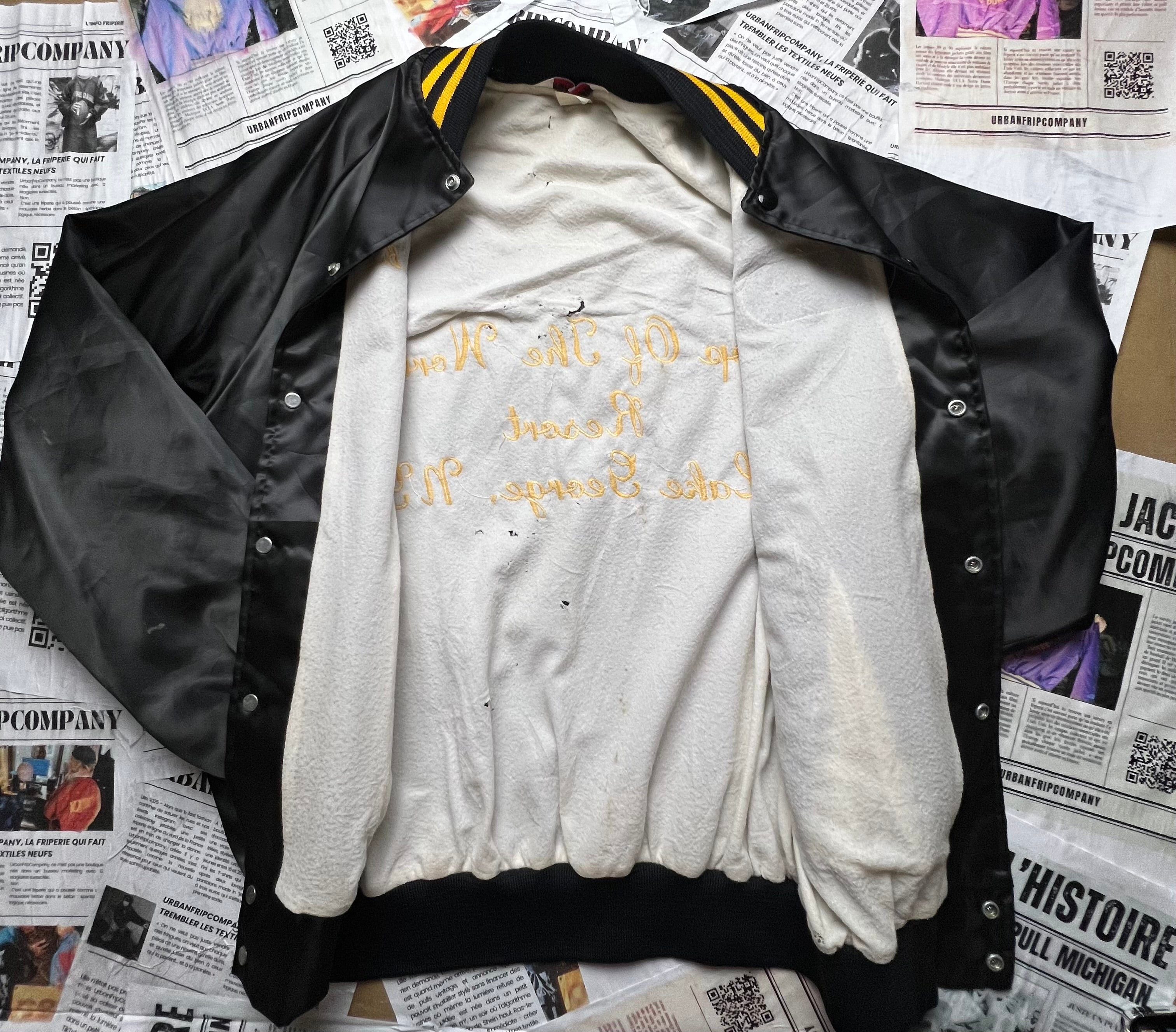 (L) Varsity Jacket 100% Made in USA – Veste Universitaire Vintage – Letterman Jacket - Urbanfripcompany