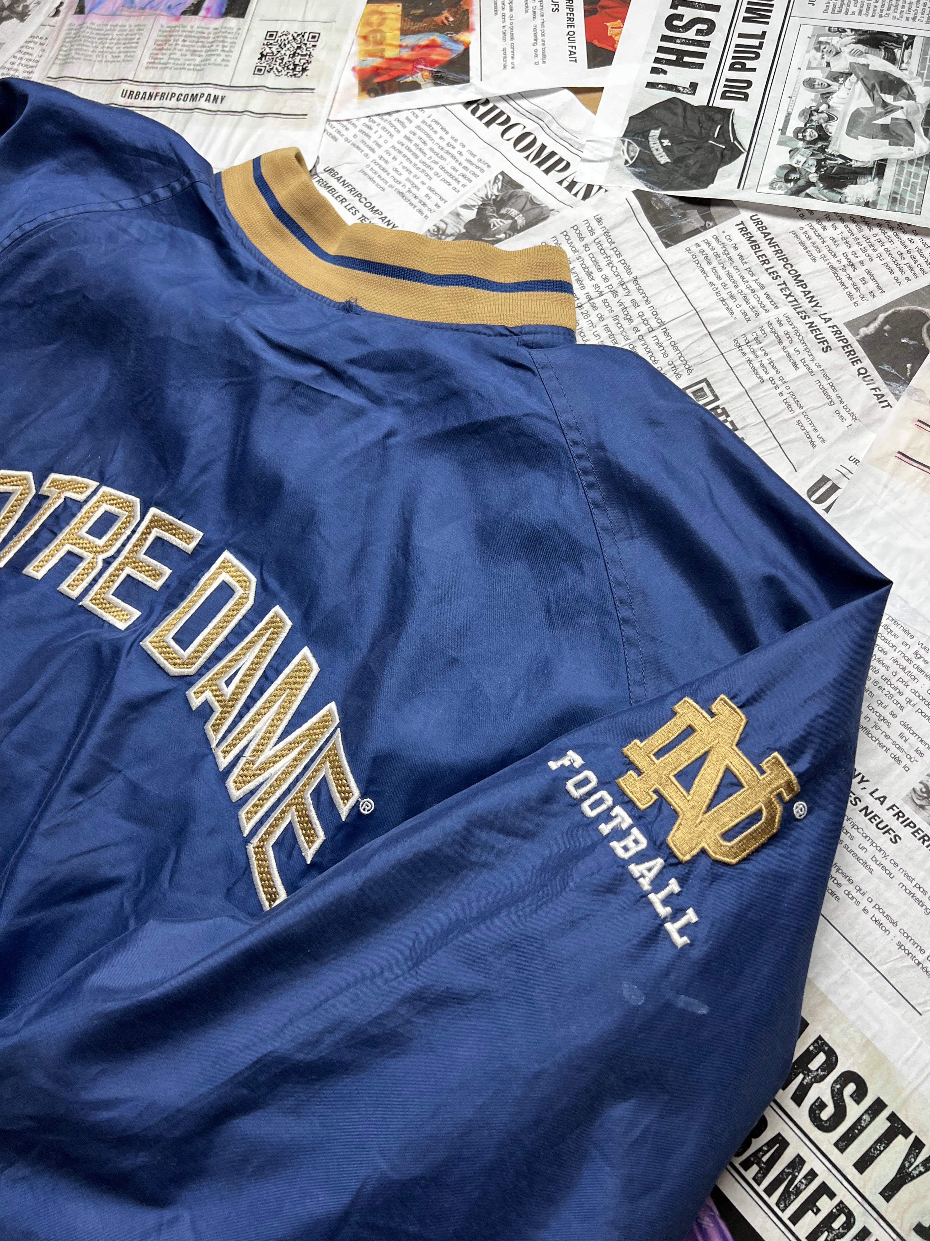 (XL) Veste Sport Vintage USA – Jacket Football Université – Track Jacket – Oversize Rare