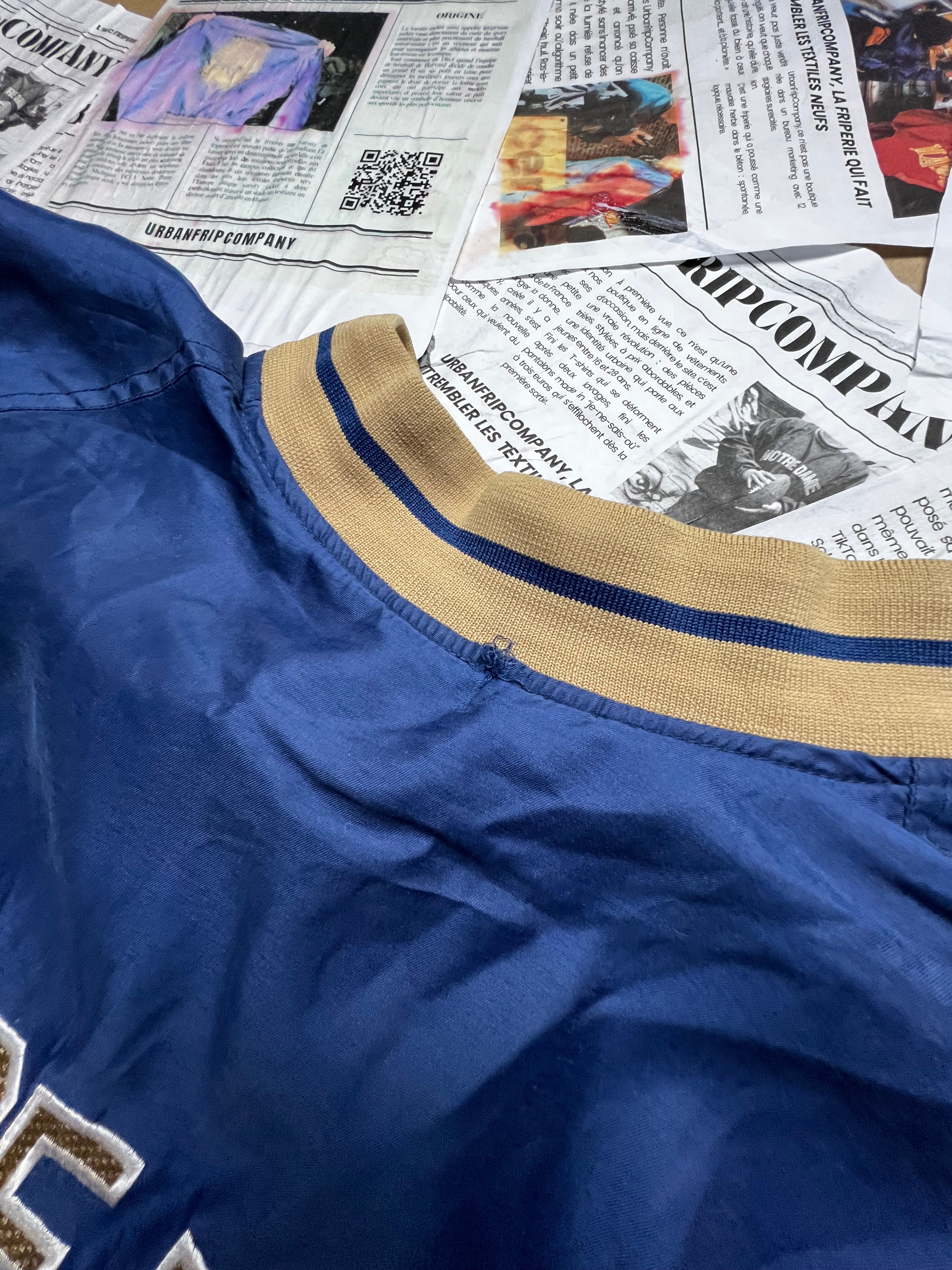 (XL) Veste Sport Vintage USA – Jacket Football Université – Track Jacket – Oversize Rare