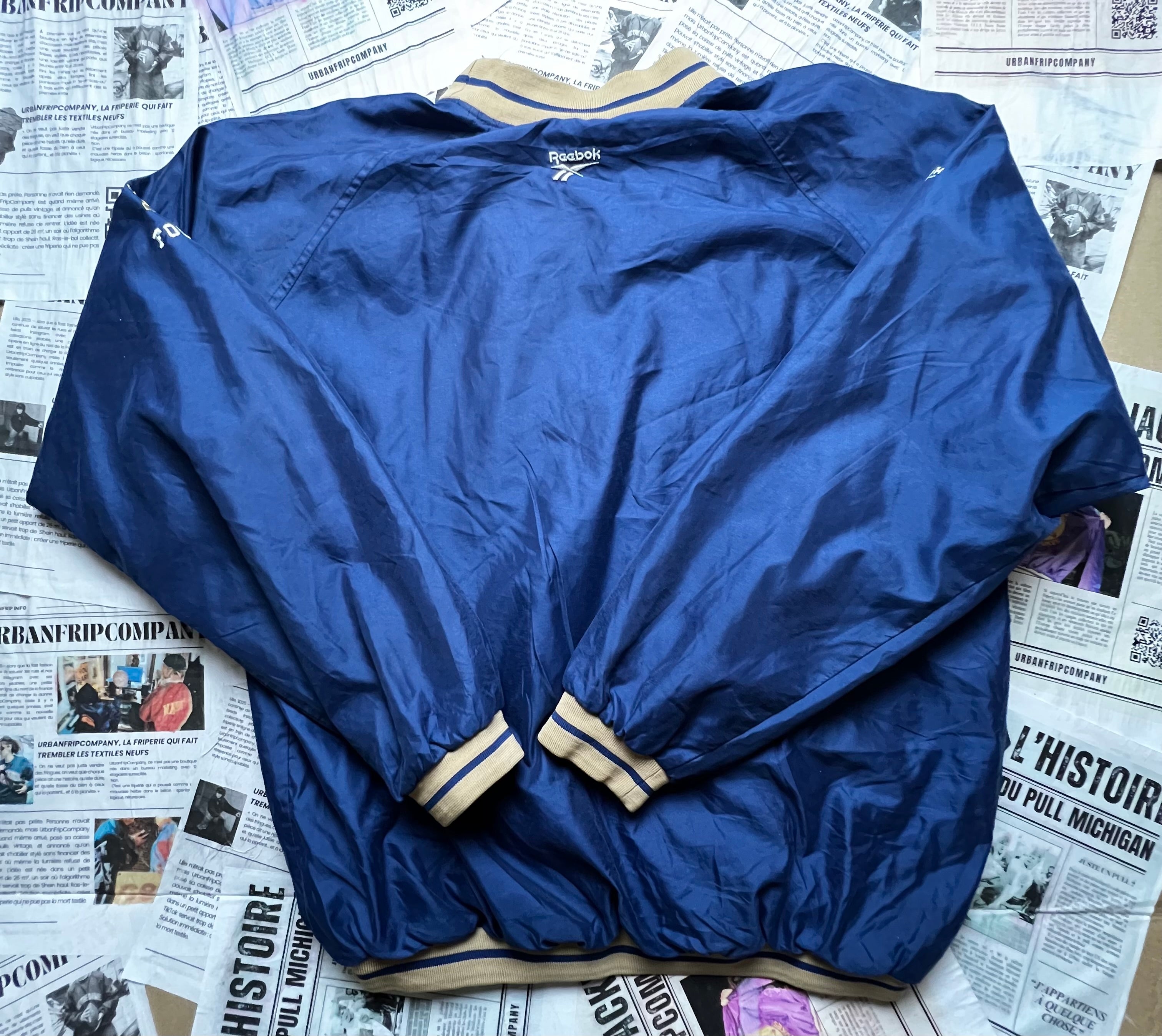 (XL) Veste Sport Vintage USA – Jacket Football Université – Track Jacket – Oversize Rare