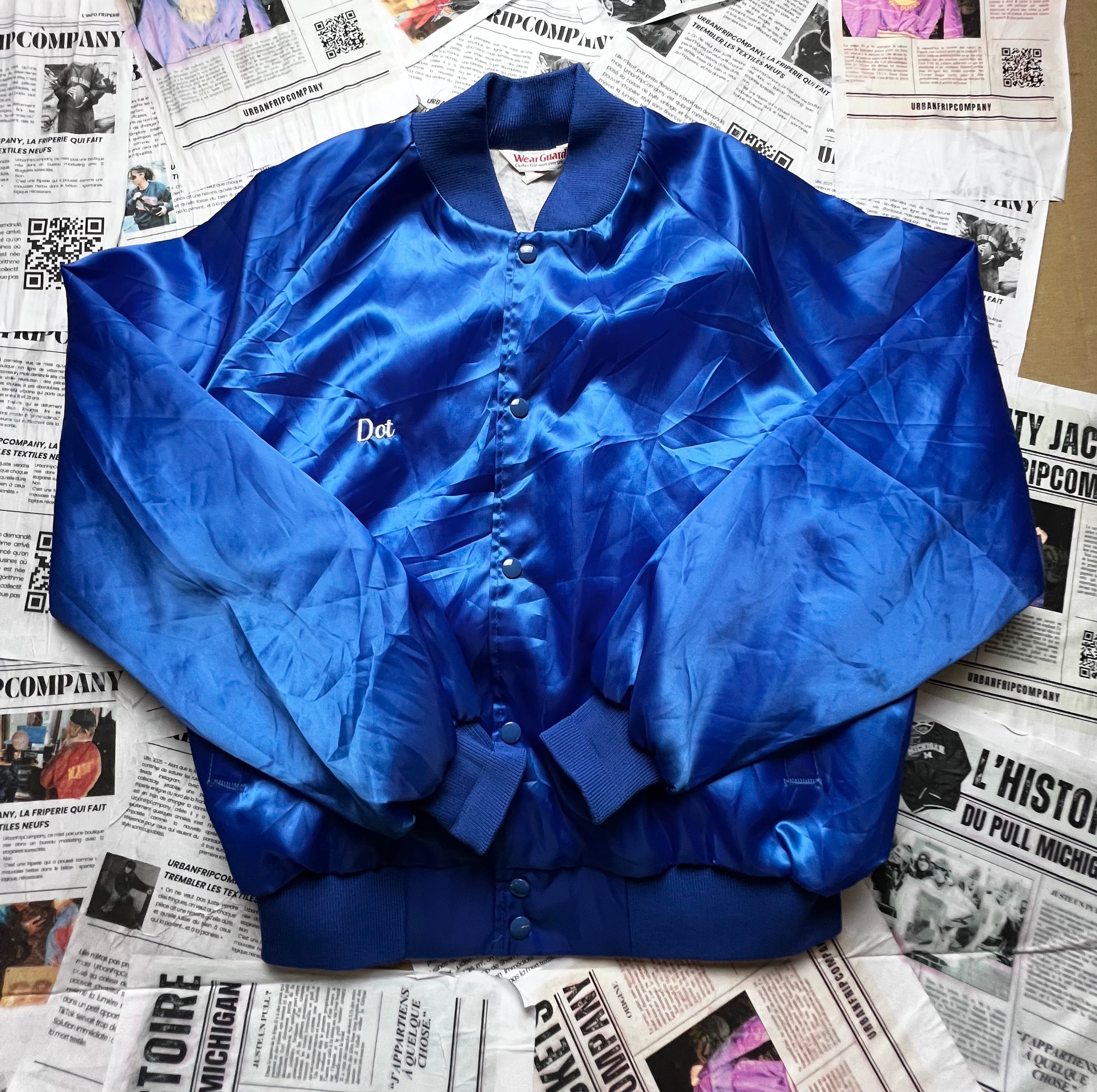 (L) Varsity Jacket 100% Made in USA – Veste Universitaire Vintage – Letterman Jacket - Urbanfripcompany