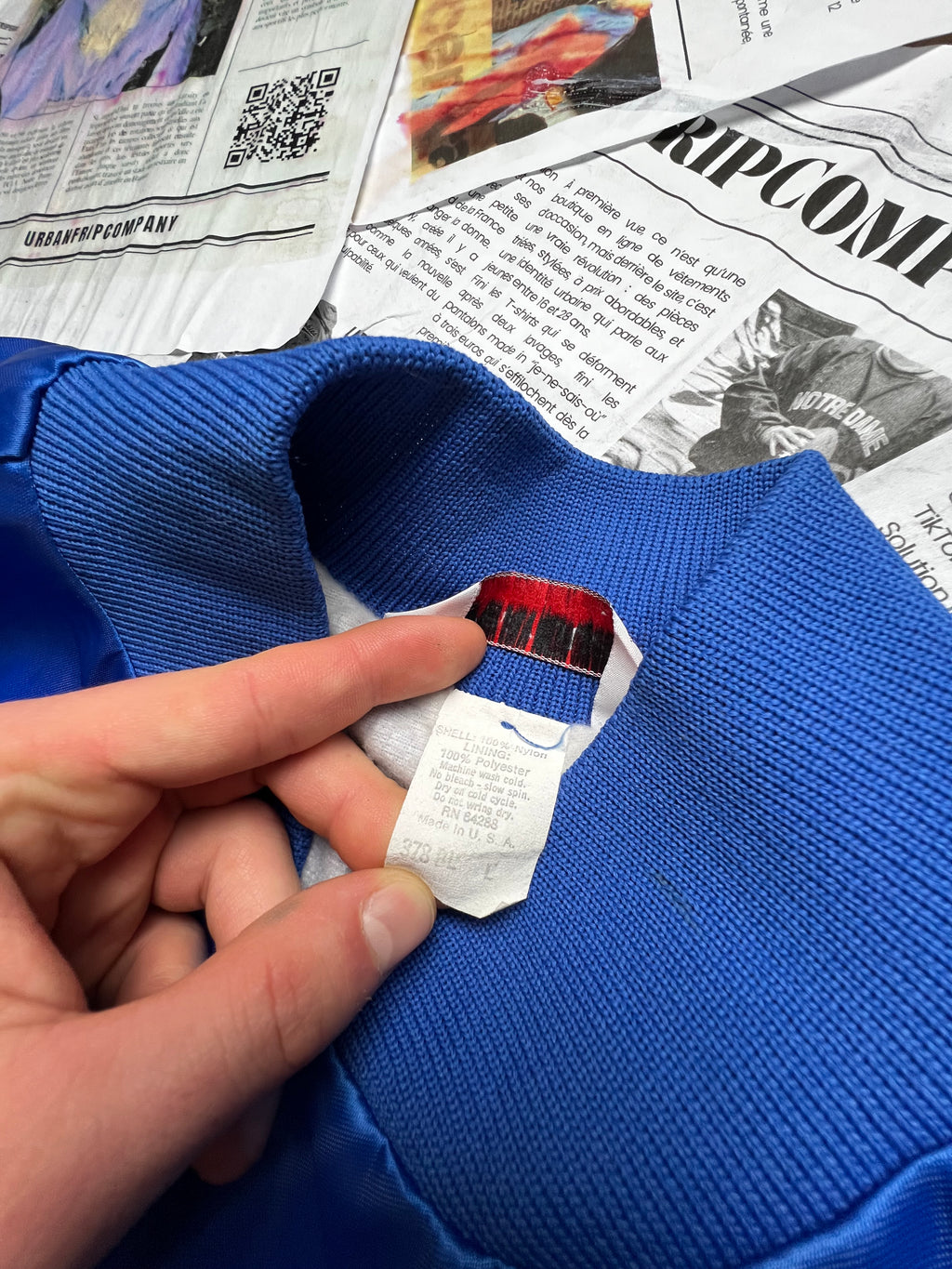 (L) Varsity Jacket 100% Made in USA – Veste Universitaire Vintage – Letterman Jacket - Urbanfripcompany