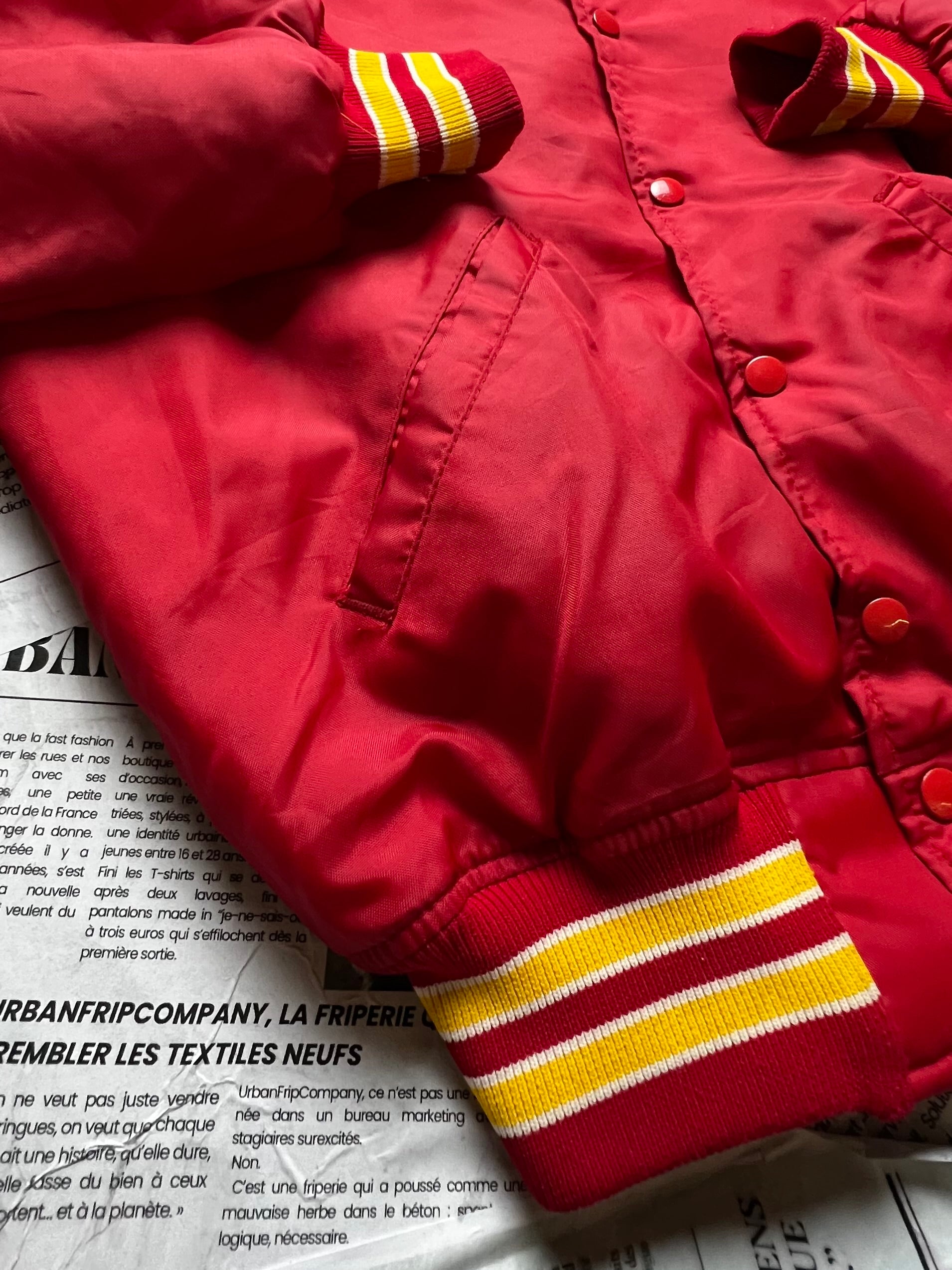 (L) Varsity Jacket 100% Made in USA – Veste Universitaire Vintage – Letterman Jacket - Urbanfripcompany