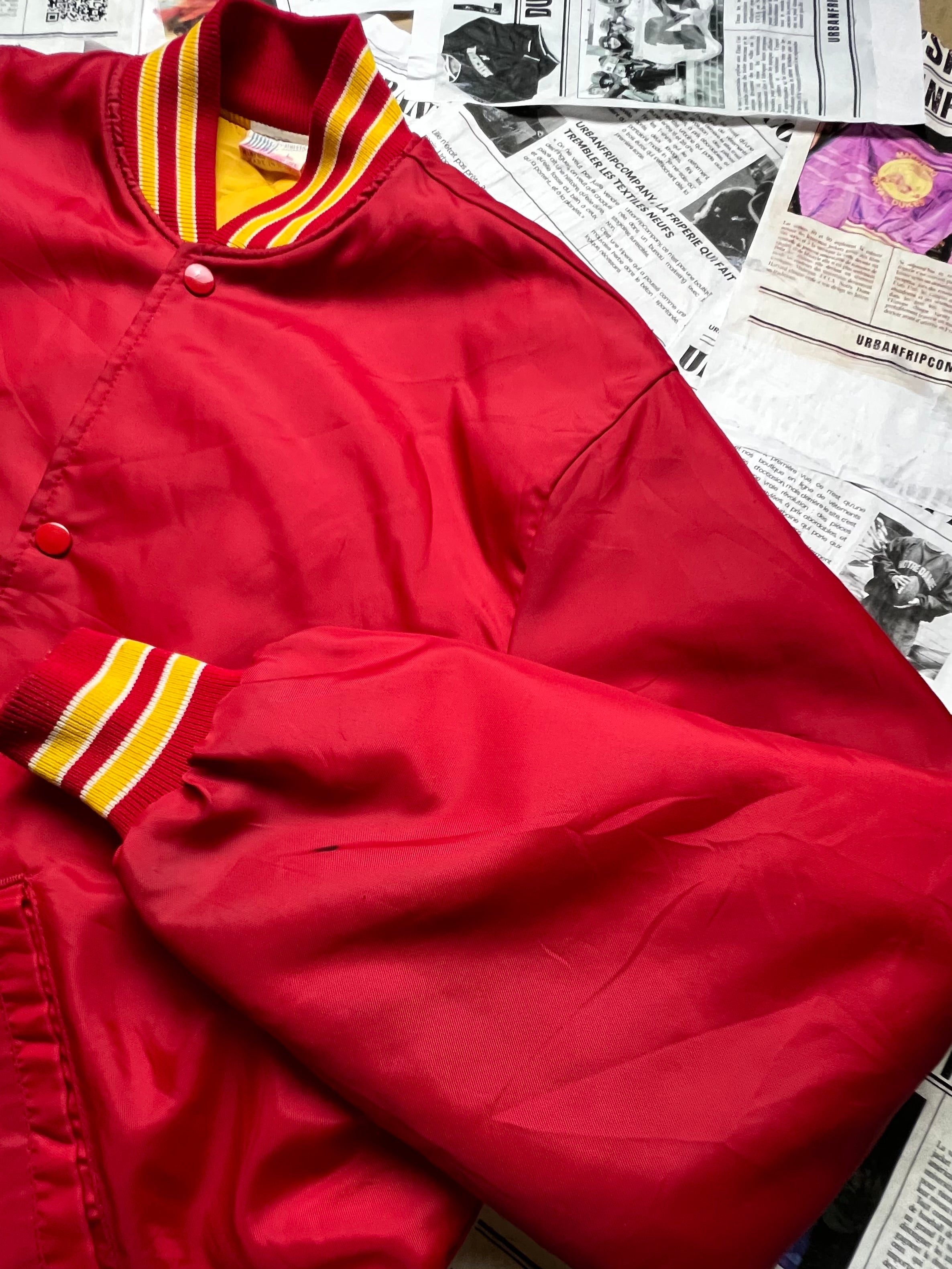 (L) Varsity Jacket 100% Made in USA – Veste Universitaire Vintage – Letterman Jacket - Urbanfripcompany