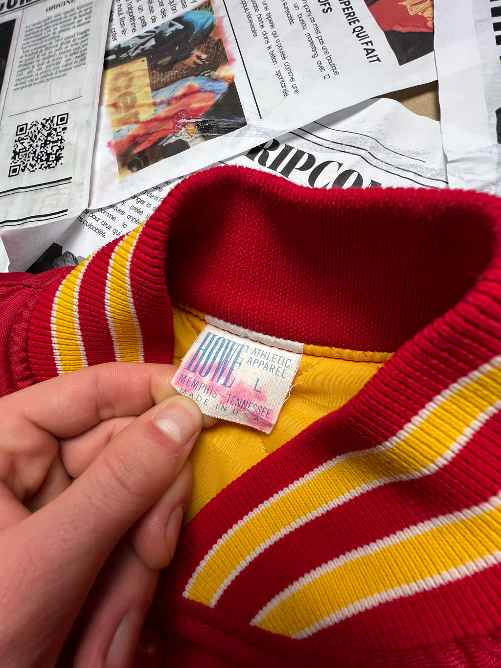 (L) Varsity Jacket 100% Made in USA – Veste Universitaire Vintage – Letterman Jacket - Urbanfripcompany