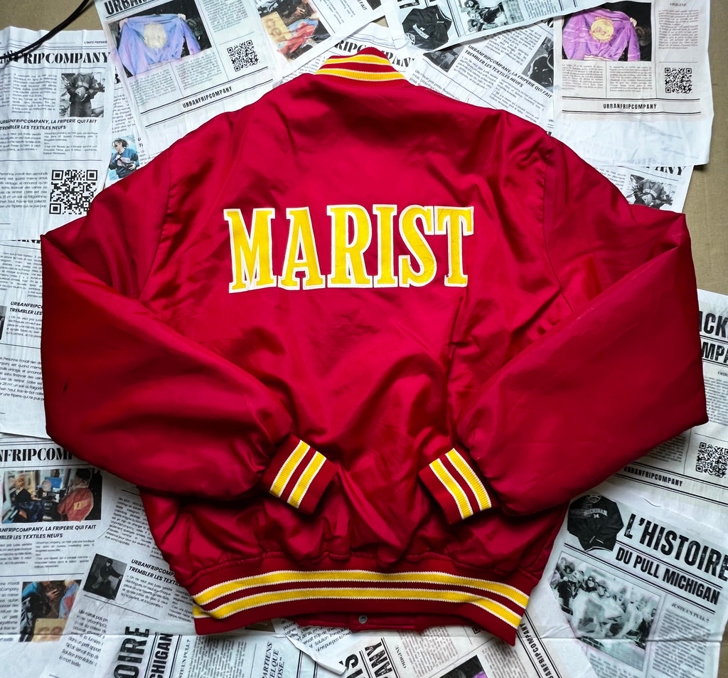 (L) Varsity Jacket 100% Made in USA – Veste Universitaire Vintage – Letterman Jacket - Urbanfripcompany