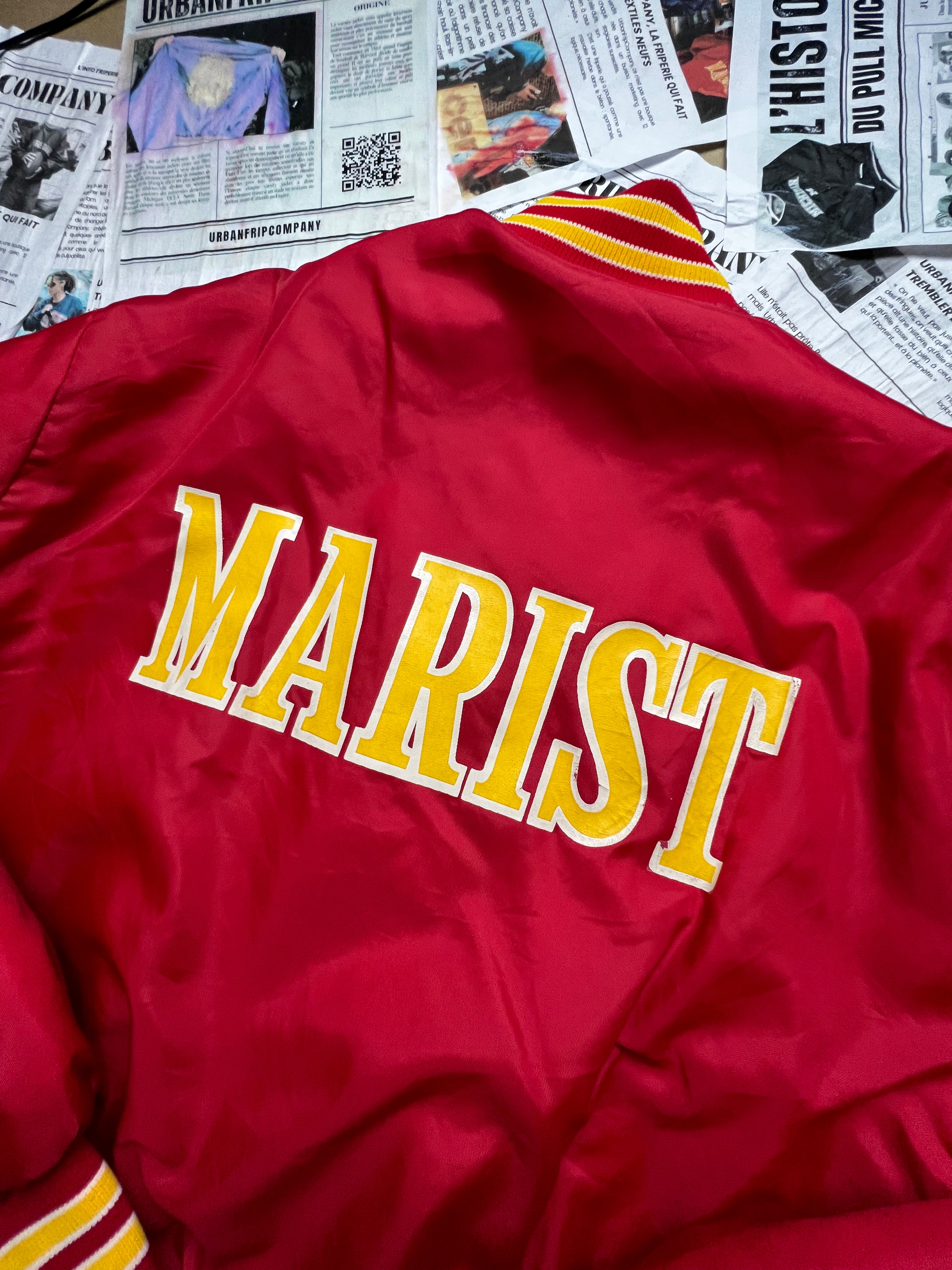 (L) Varsity Jacket 100% Made in USA – Veste Universitaire Vintage – Letterman Jacket - Urbanfripcompany