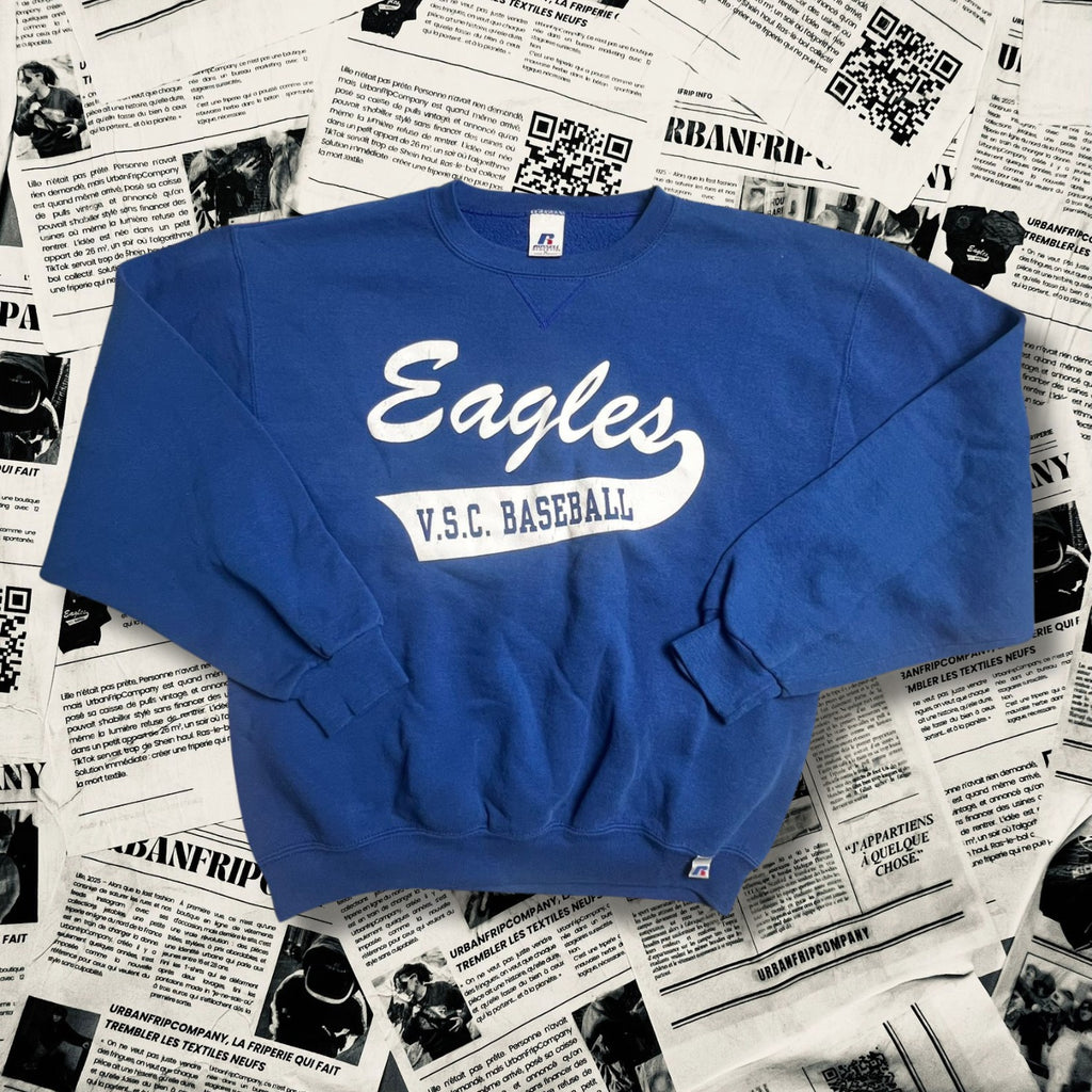 (M) Pull Universitaire – Style Campus US 90s/2000s | UrbanFripCompany