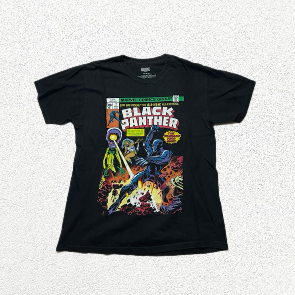 (M) T-shirt Black Panther Comics Noir
