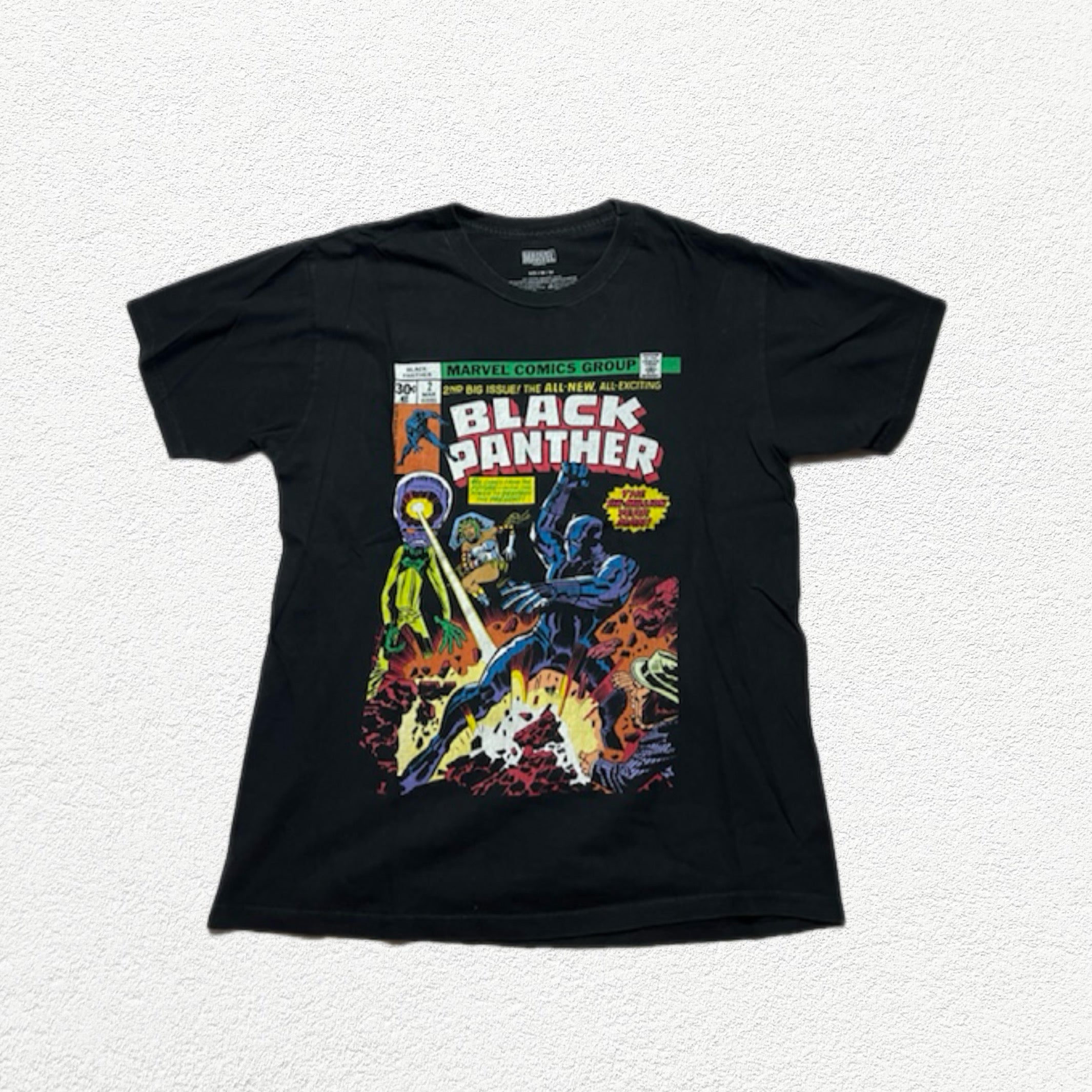 (M) T-shirt Black Panther Comics Noir