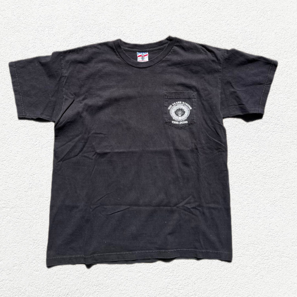 (XL) T-shirt IBEW Local 426 100th Anniversary 2016 Noir Made in USA