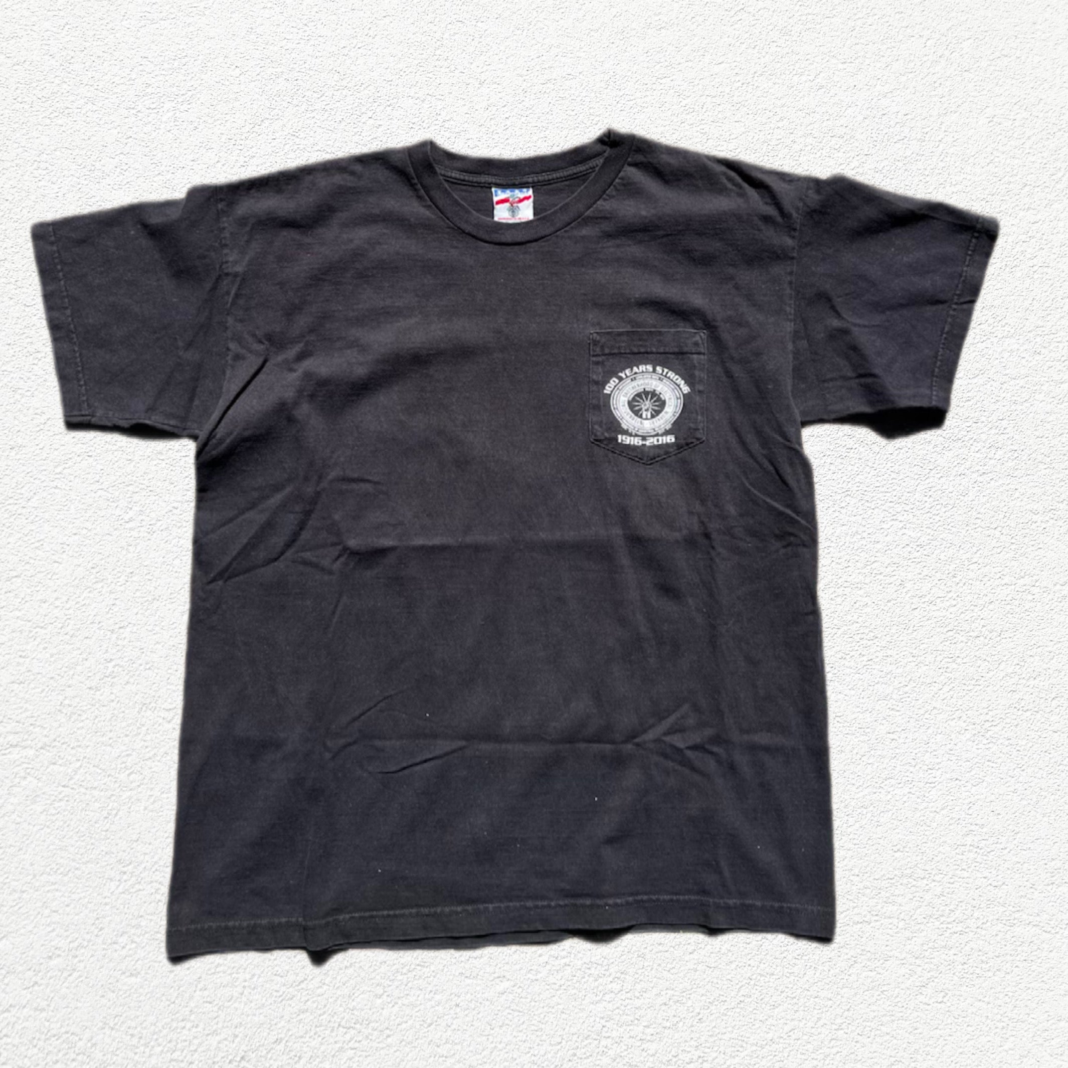 (XL) T-shirt IBEW Local 426 100th Anniversary 2016 Noir Made in USA