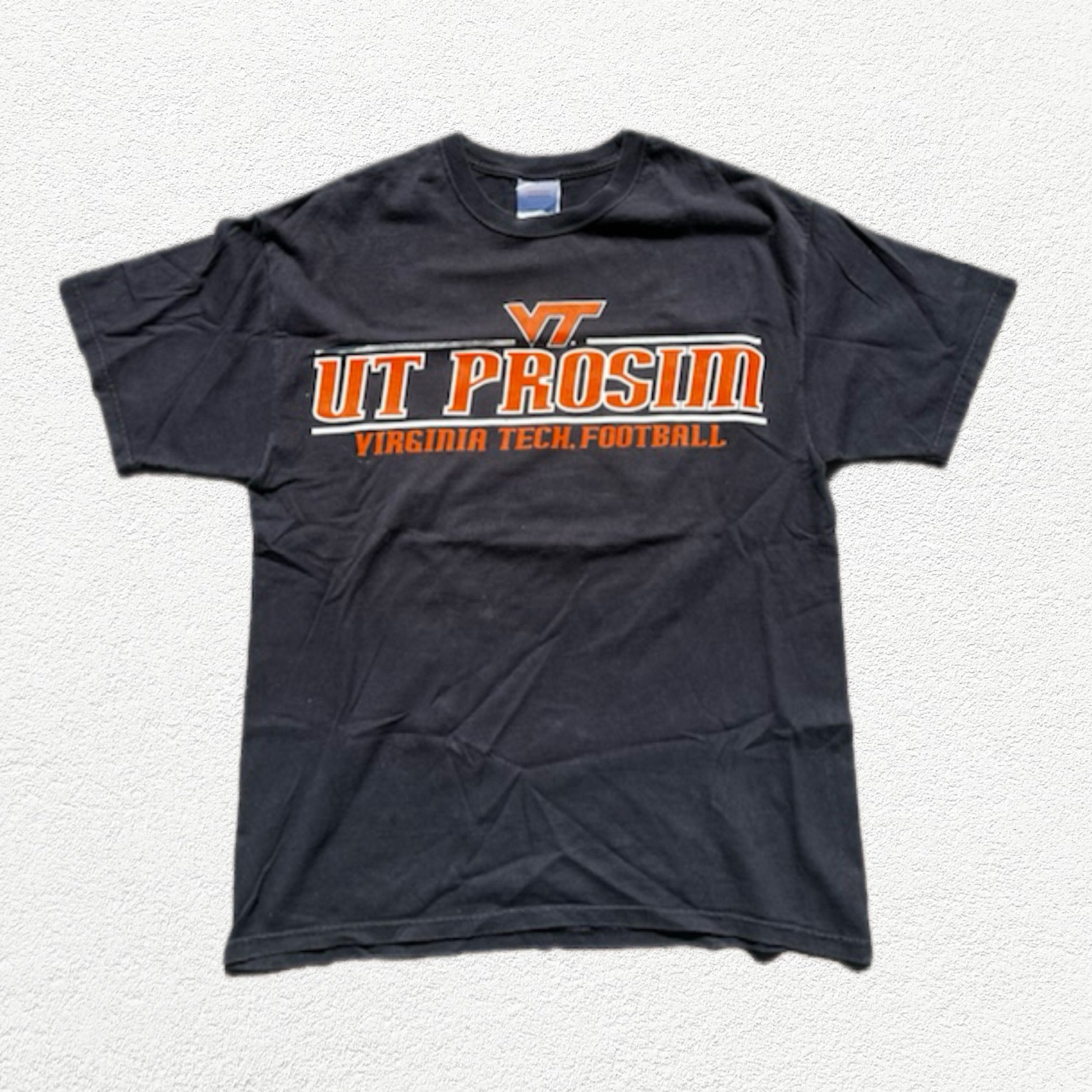 (XL) T-shirt Virginia Tech Hokies Football VT Prosim Noir